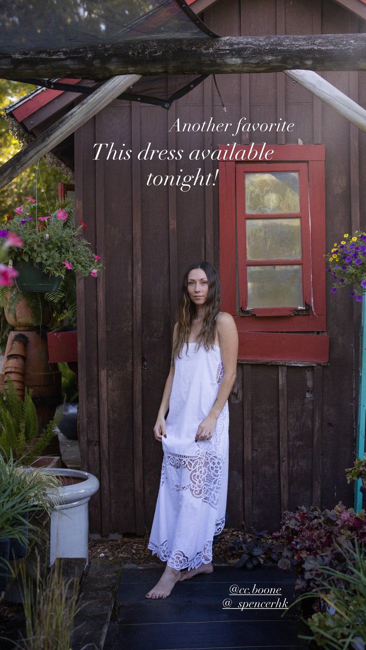 White Lace Gown