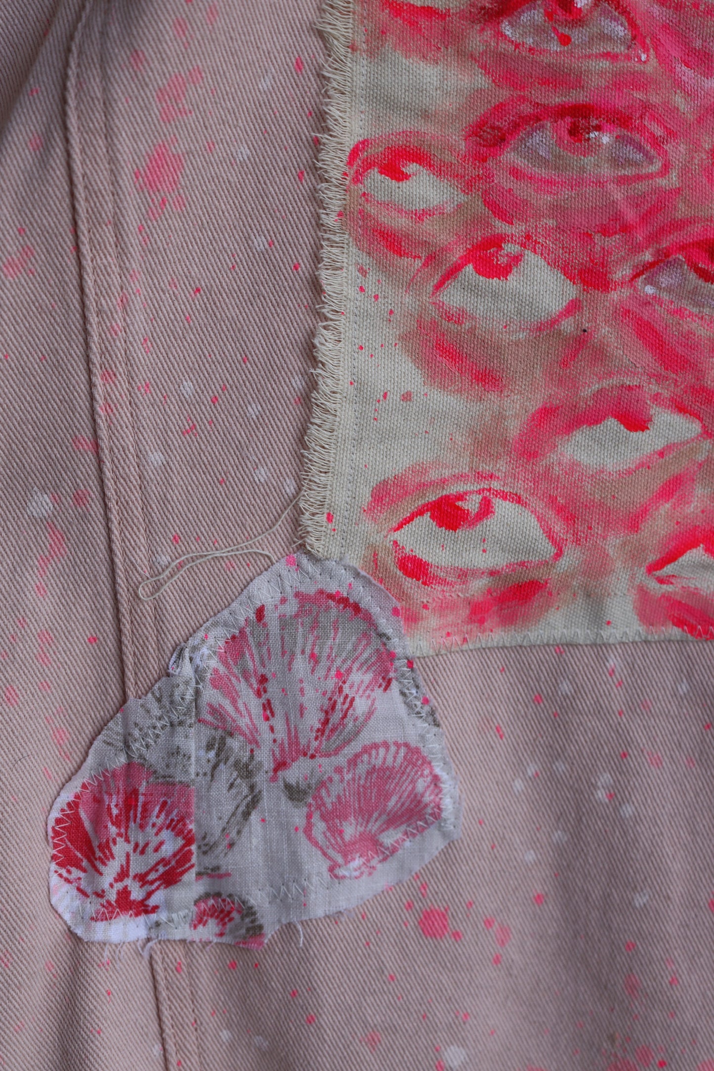 Pink Denim Jacket