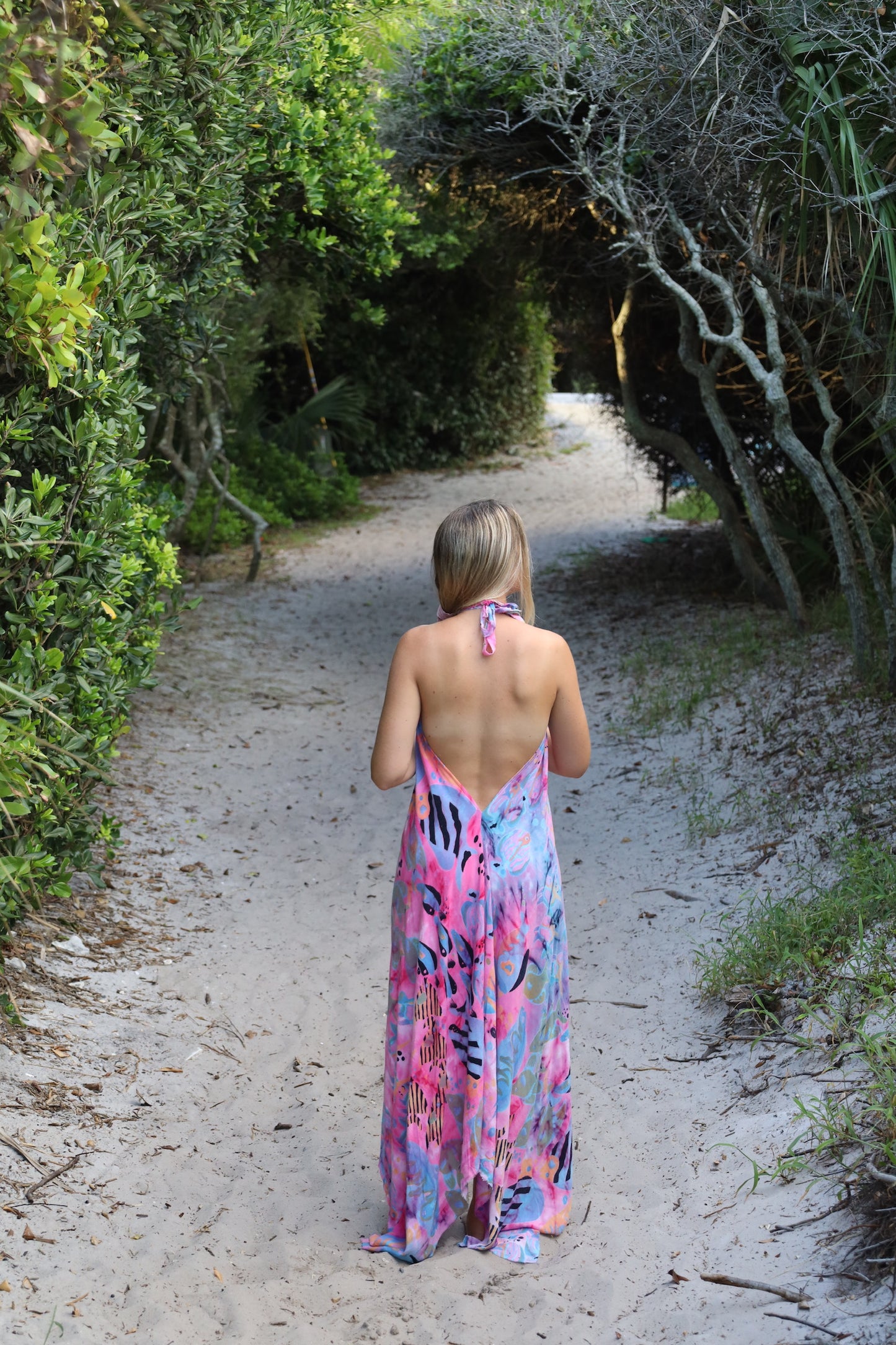 Pink Halter Dress