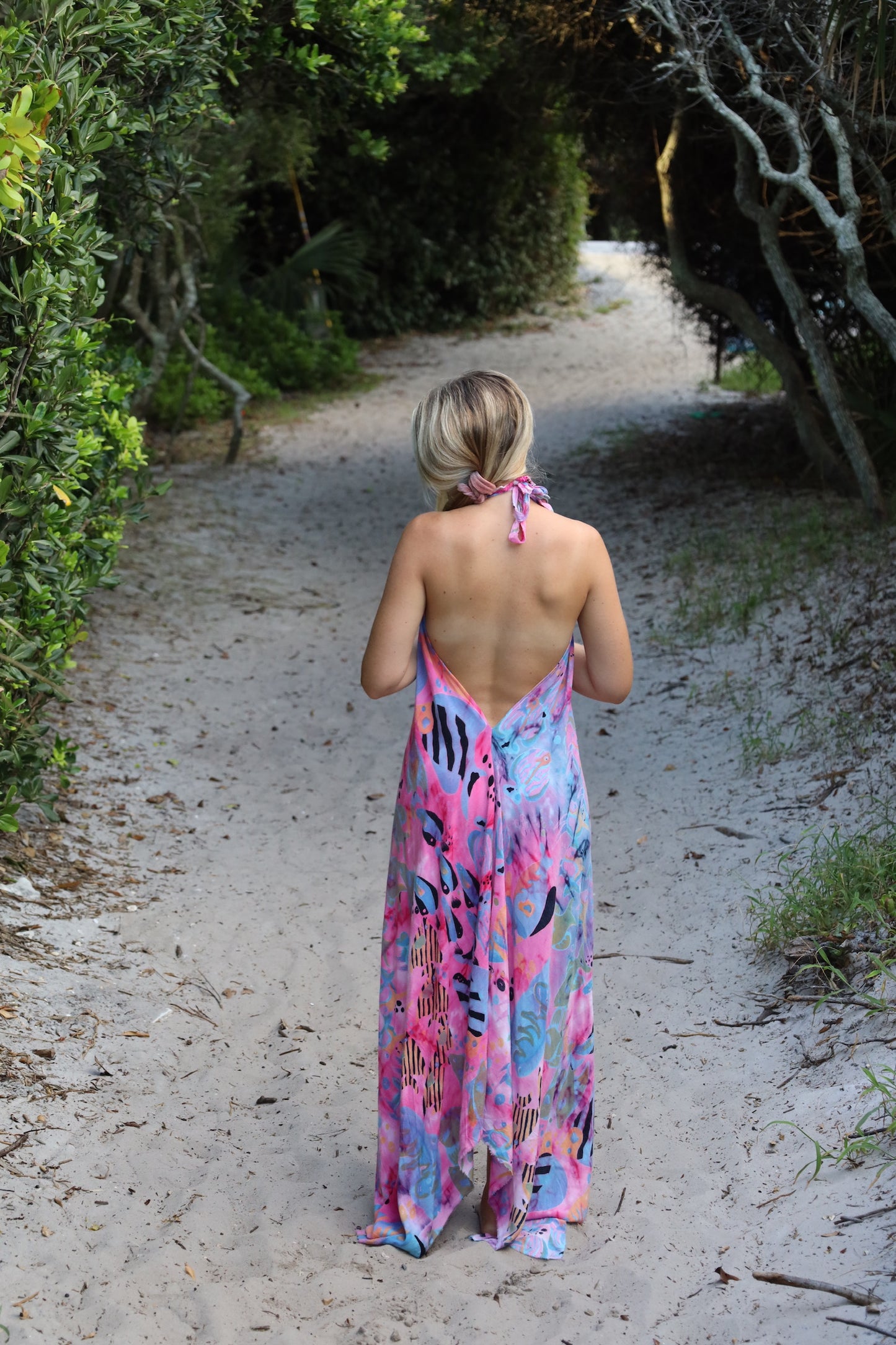Pink Halter Dress
