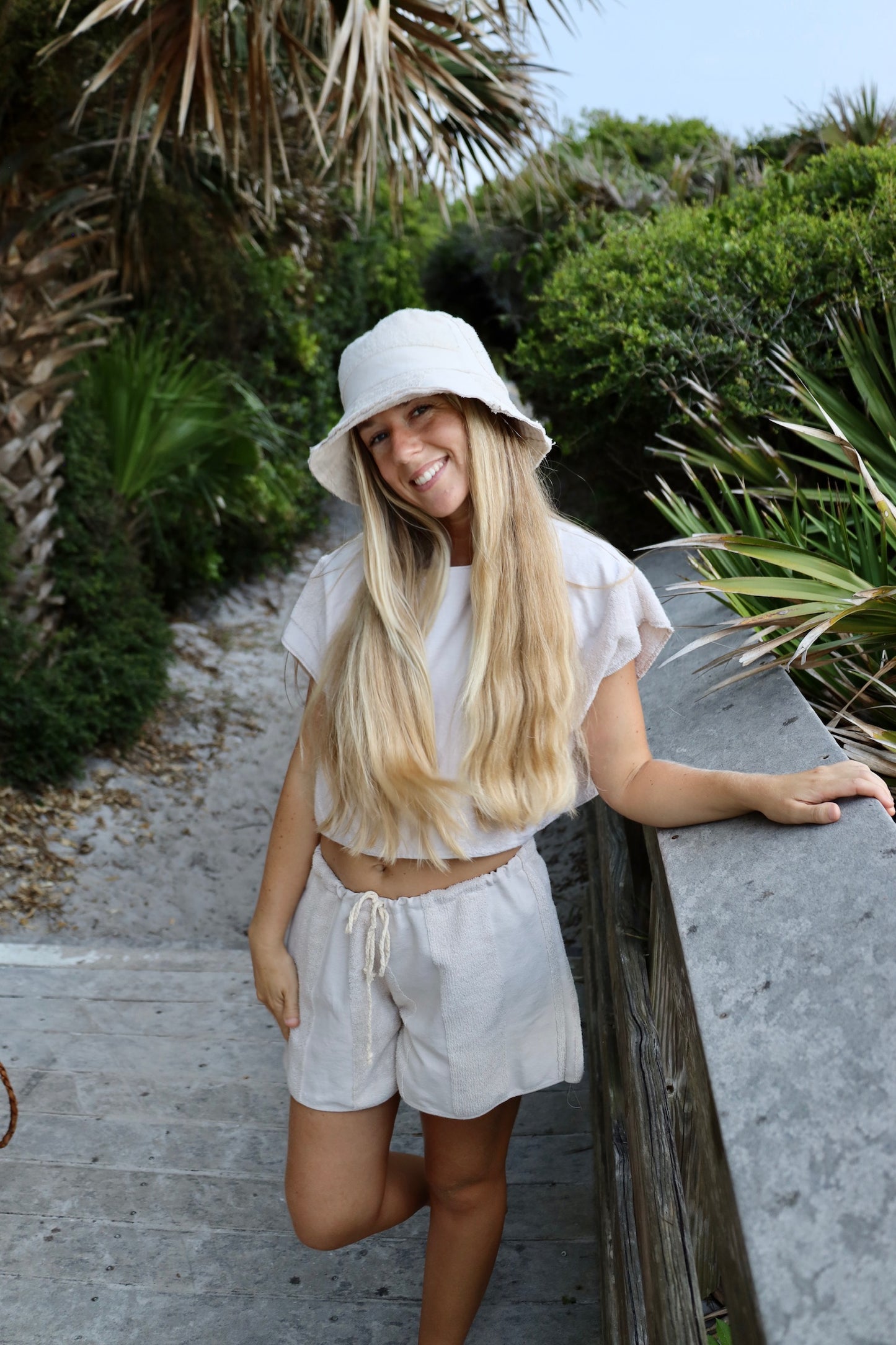Neutral Towel Bucket Hat
