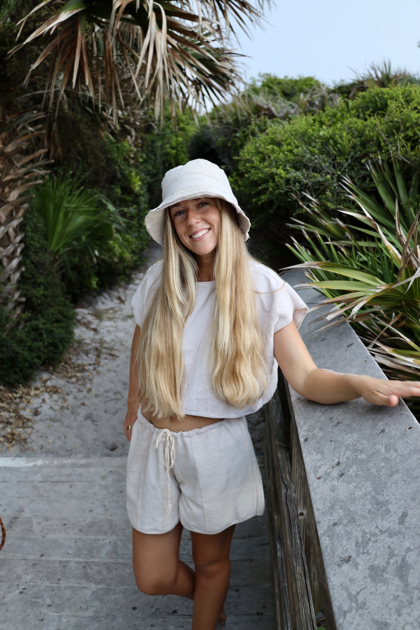 Neutral Towel Bucket Hat