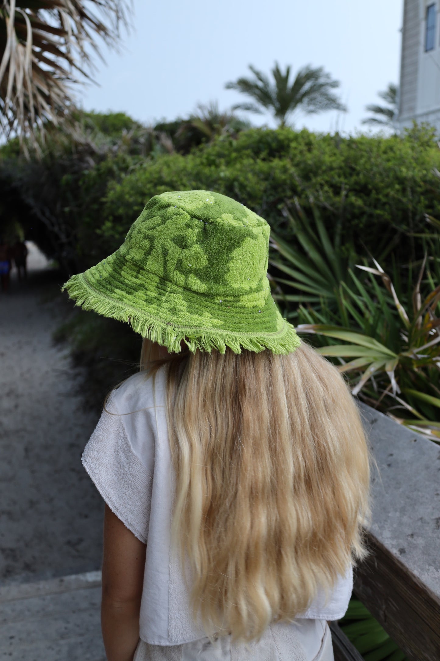 Green Towel Bucket Hat