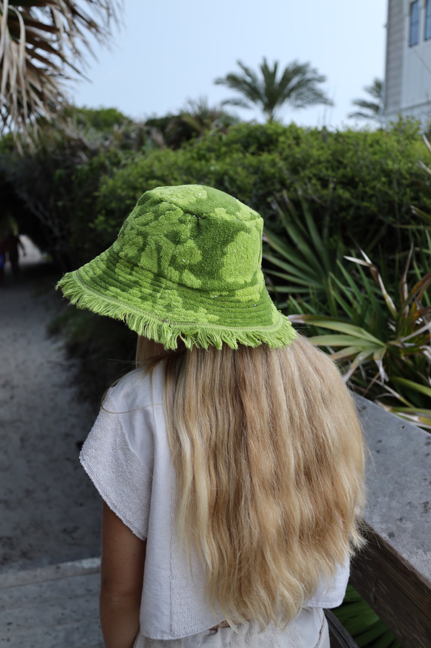 Green Towel Bucket Hat