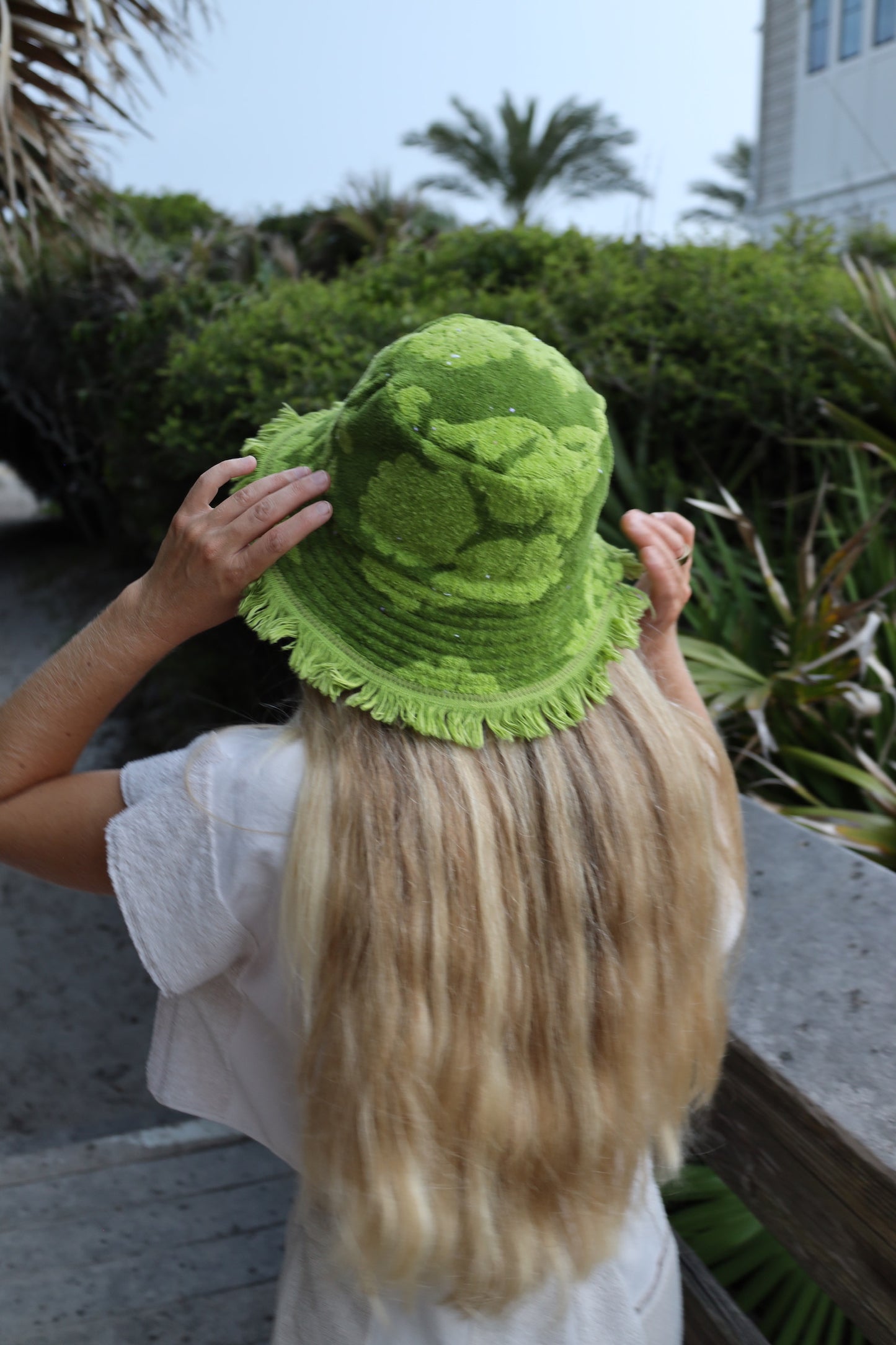 Green Towel Bucket Hat