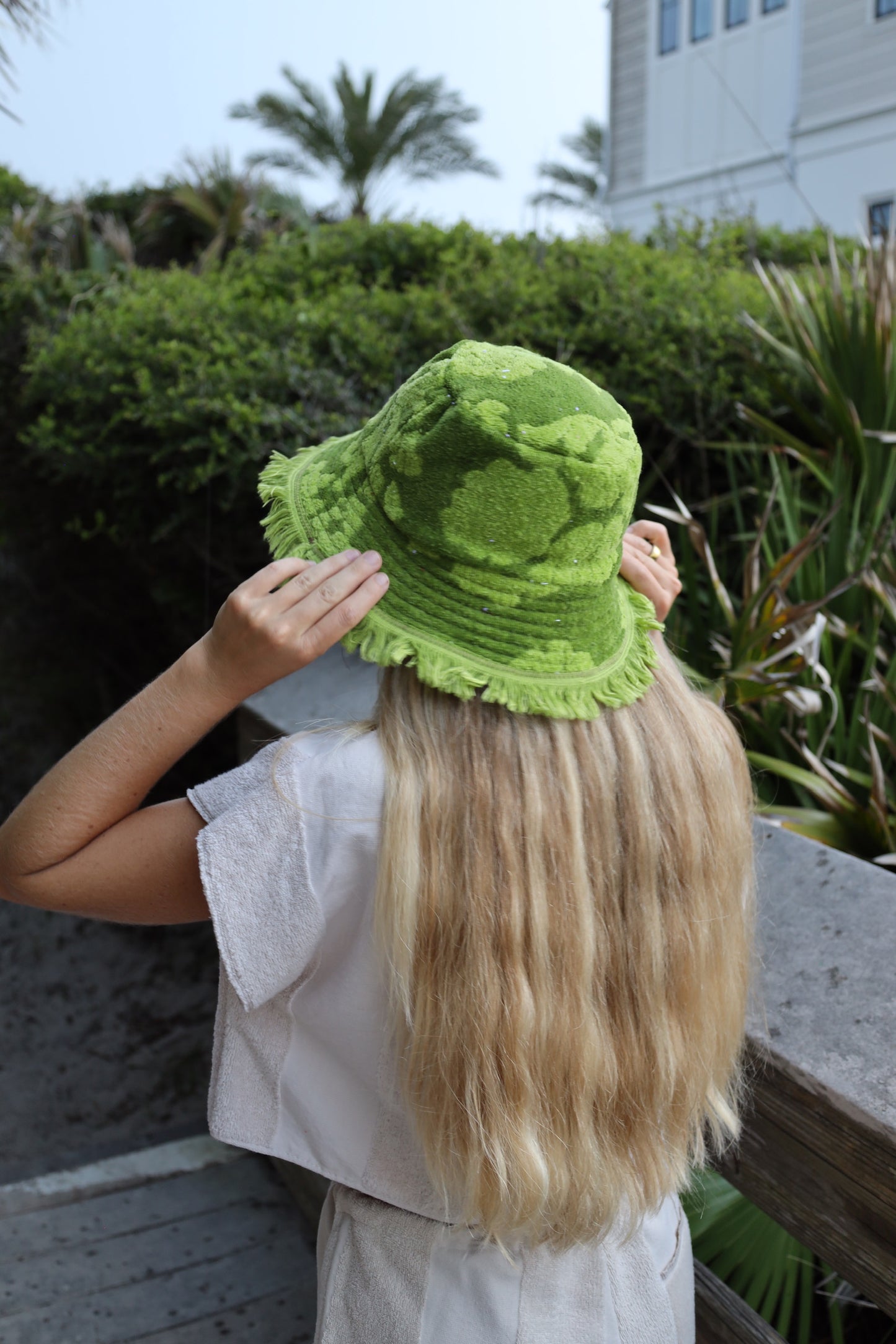 Green Towel Bucket Hat
