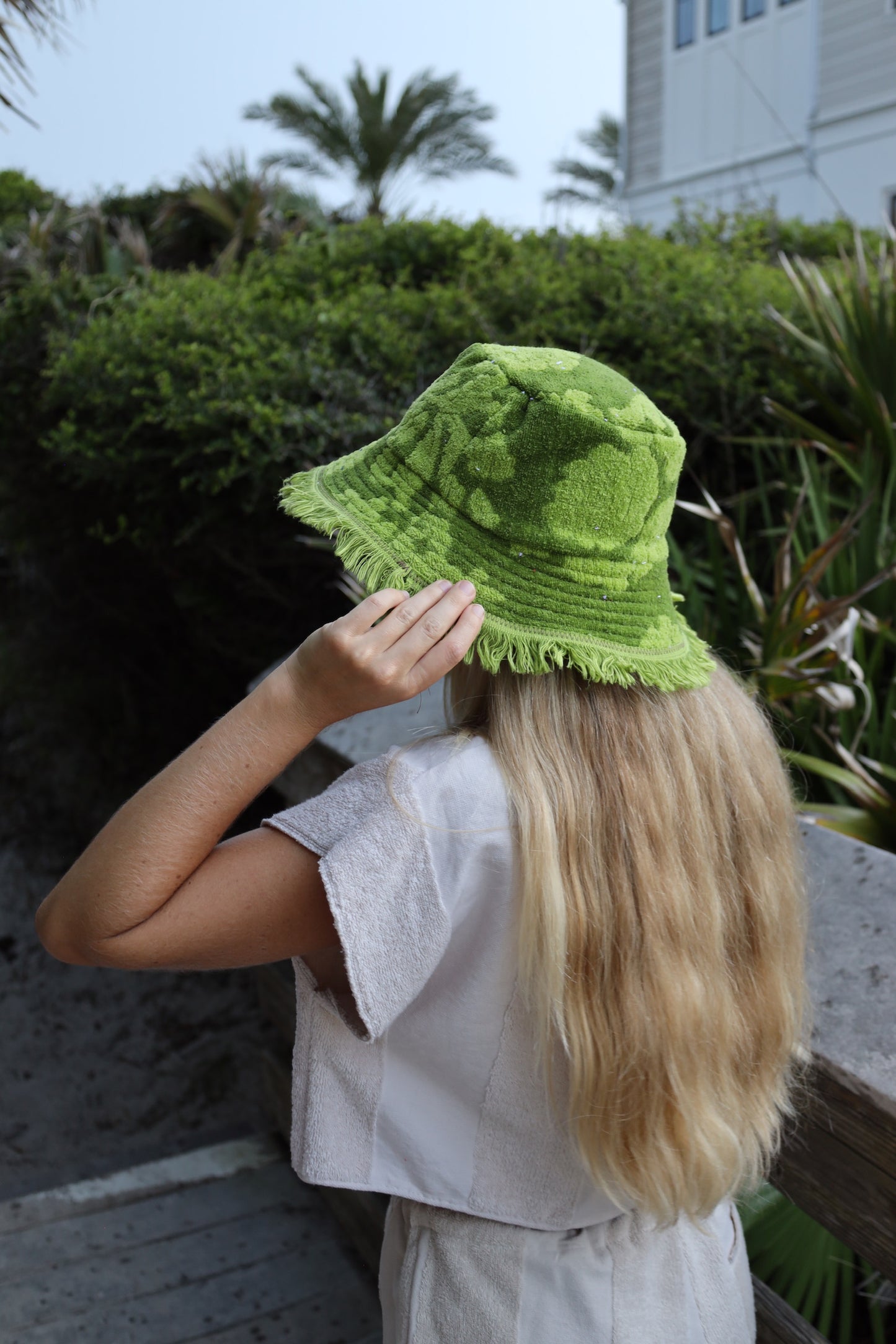 Green Towel Bucket Hat