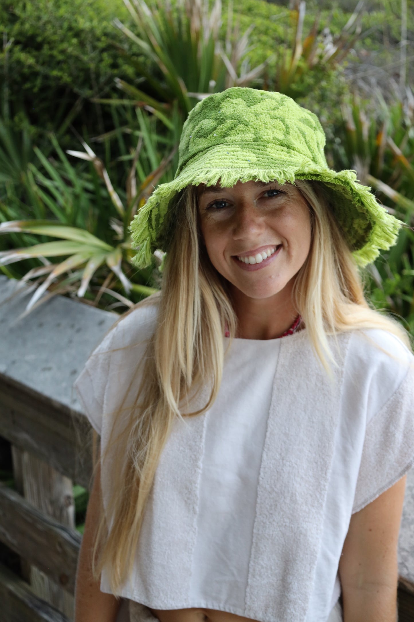 Green Towel Bucket Hat