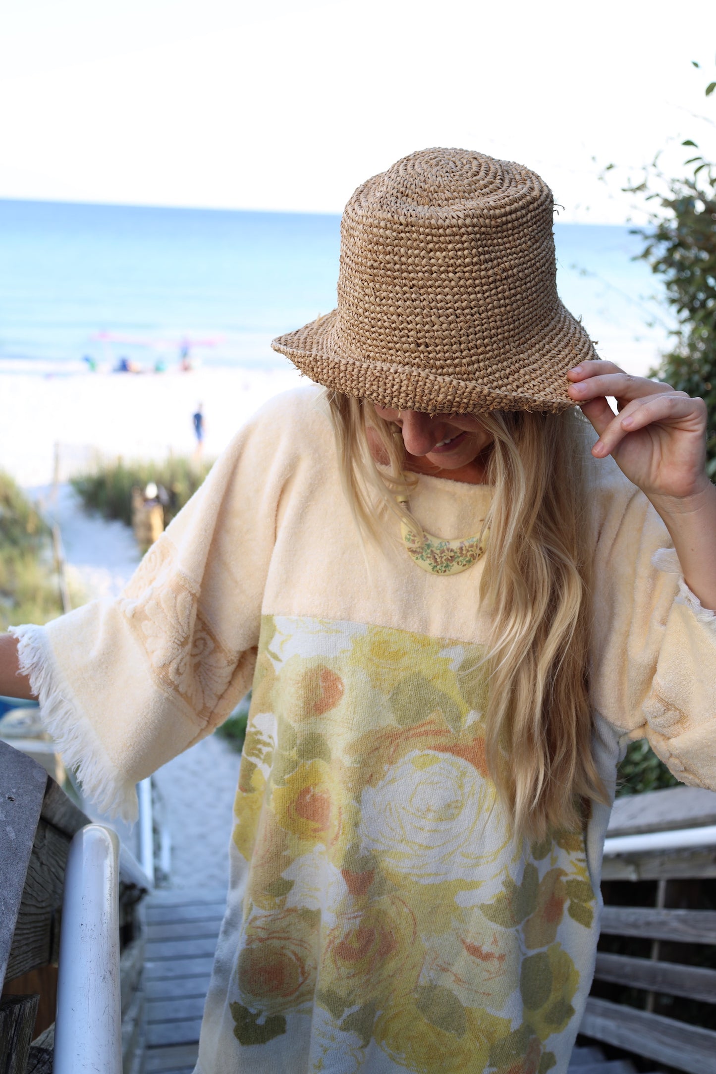 Buttercream Floral Towel Dress