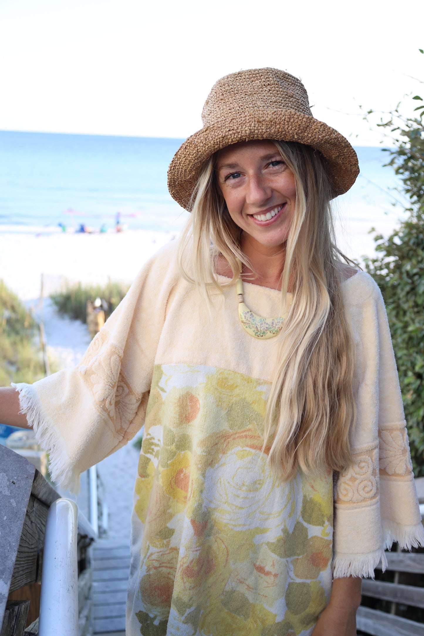 Buttercream Floral Towel Dress