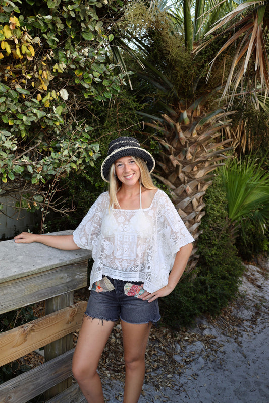 Black Levi Denim Shorts