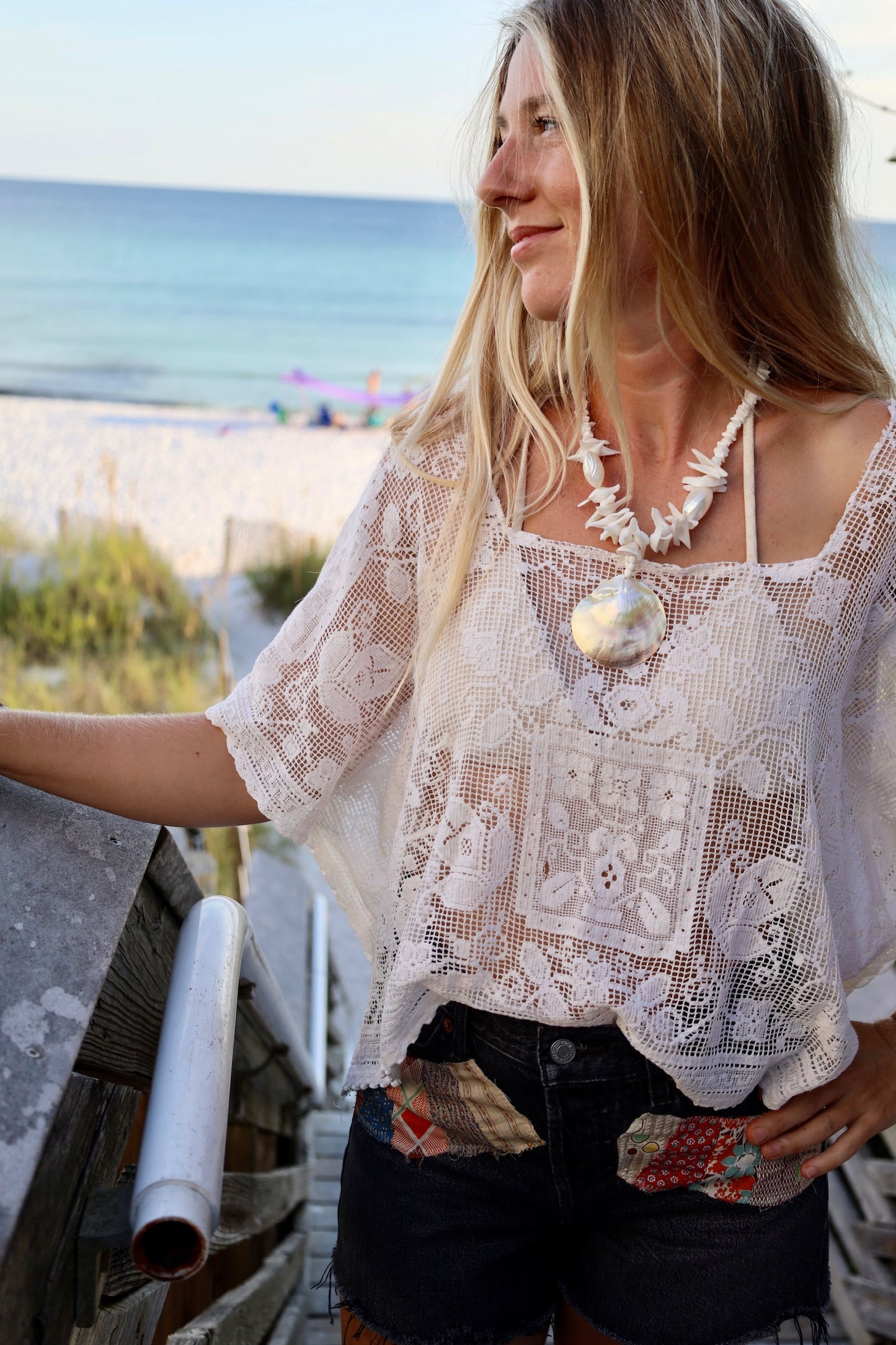 Vintage Lace Boho Top