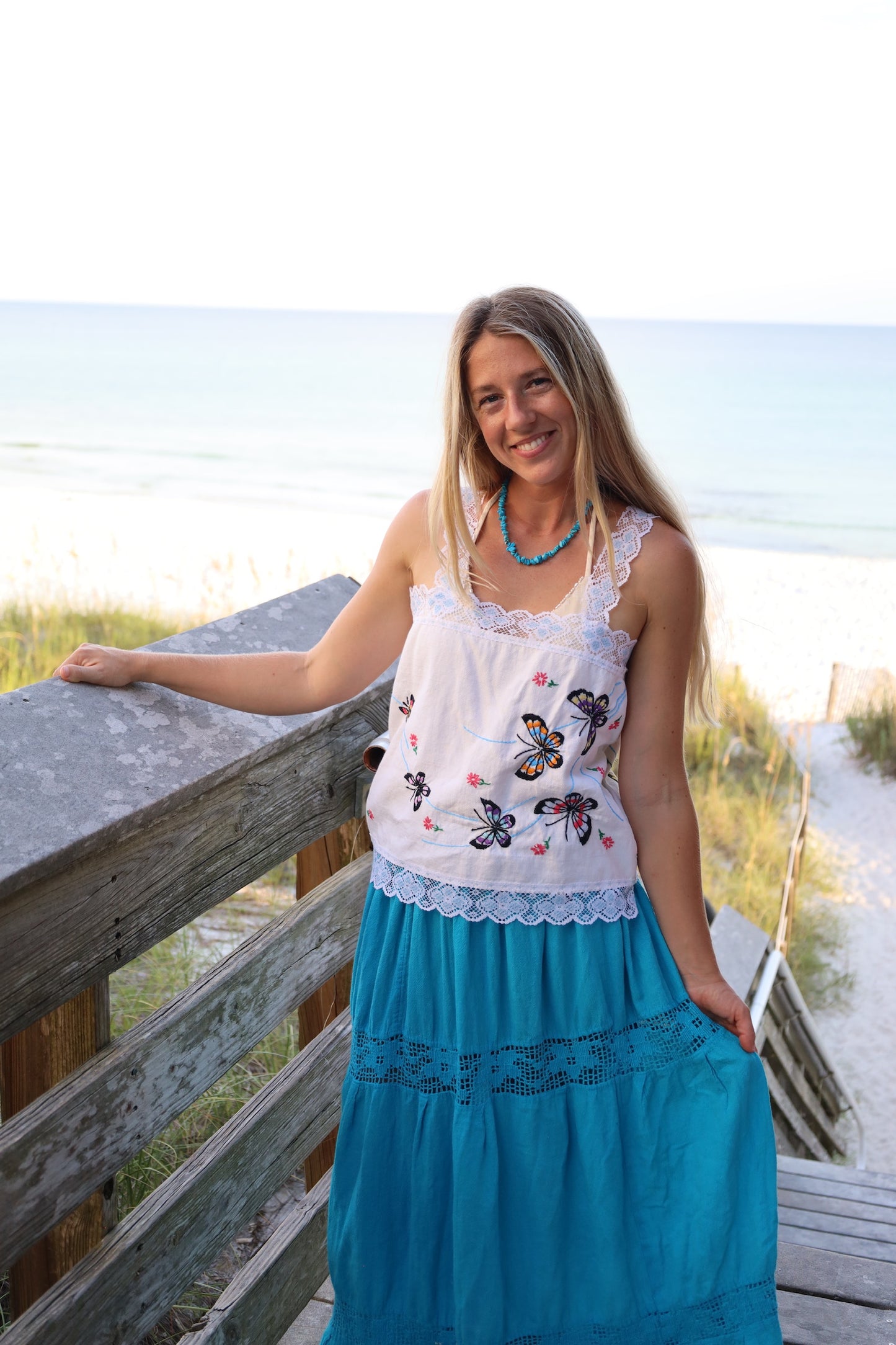 Butterfly Lace Tank