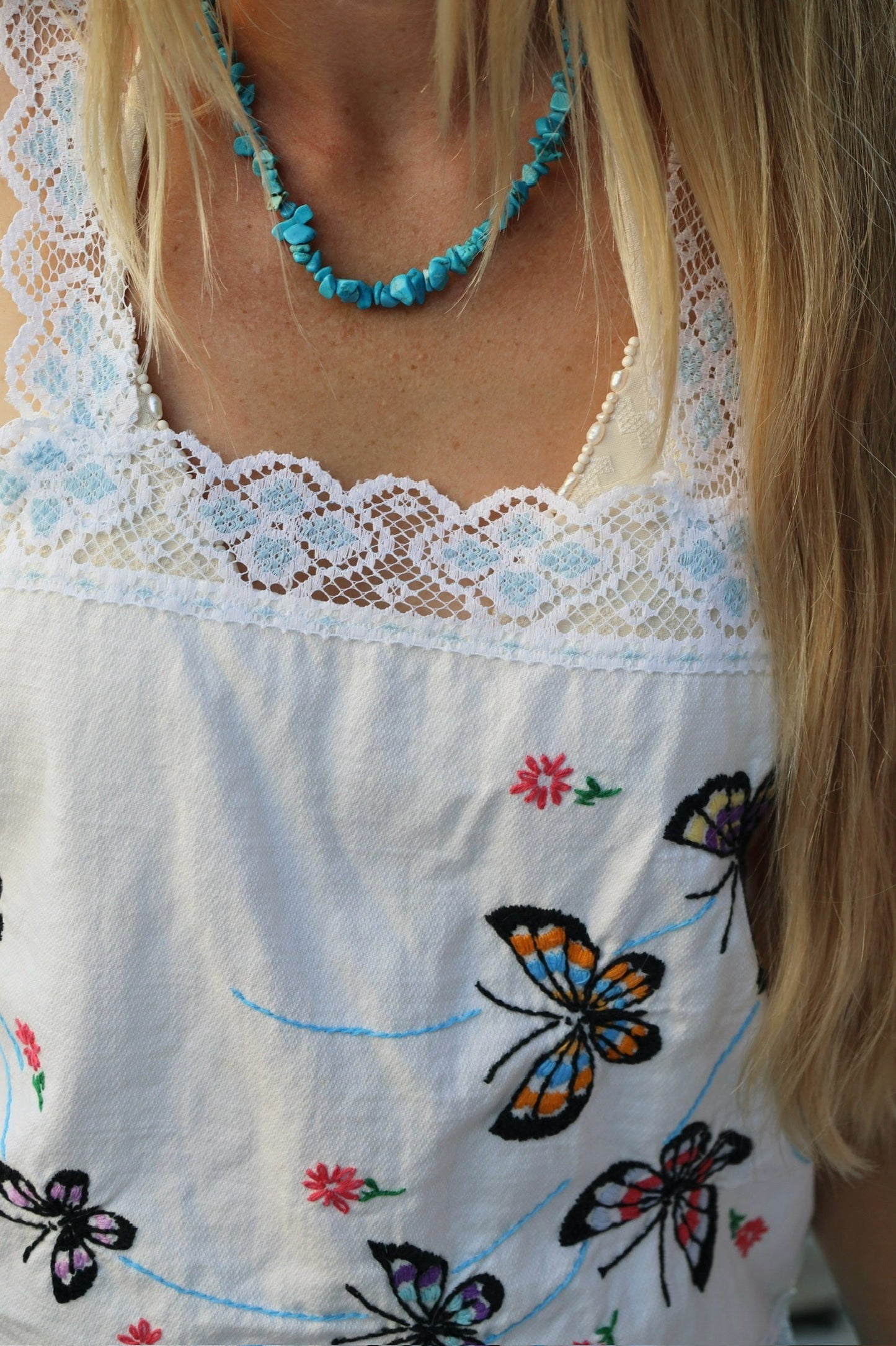 Butterfly Lace Tank