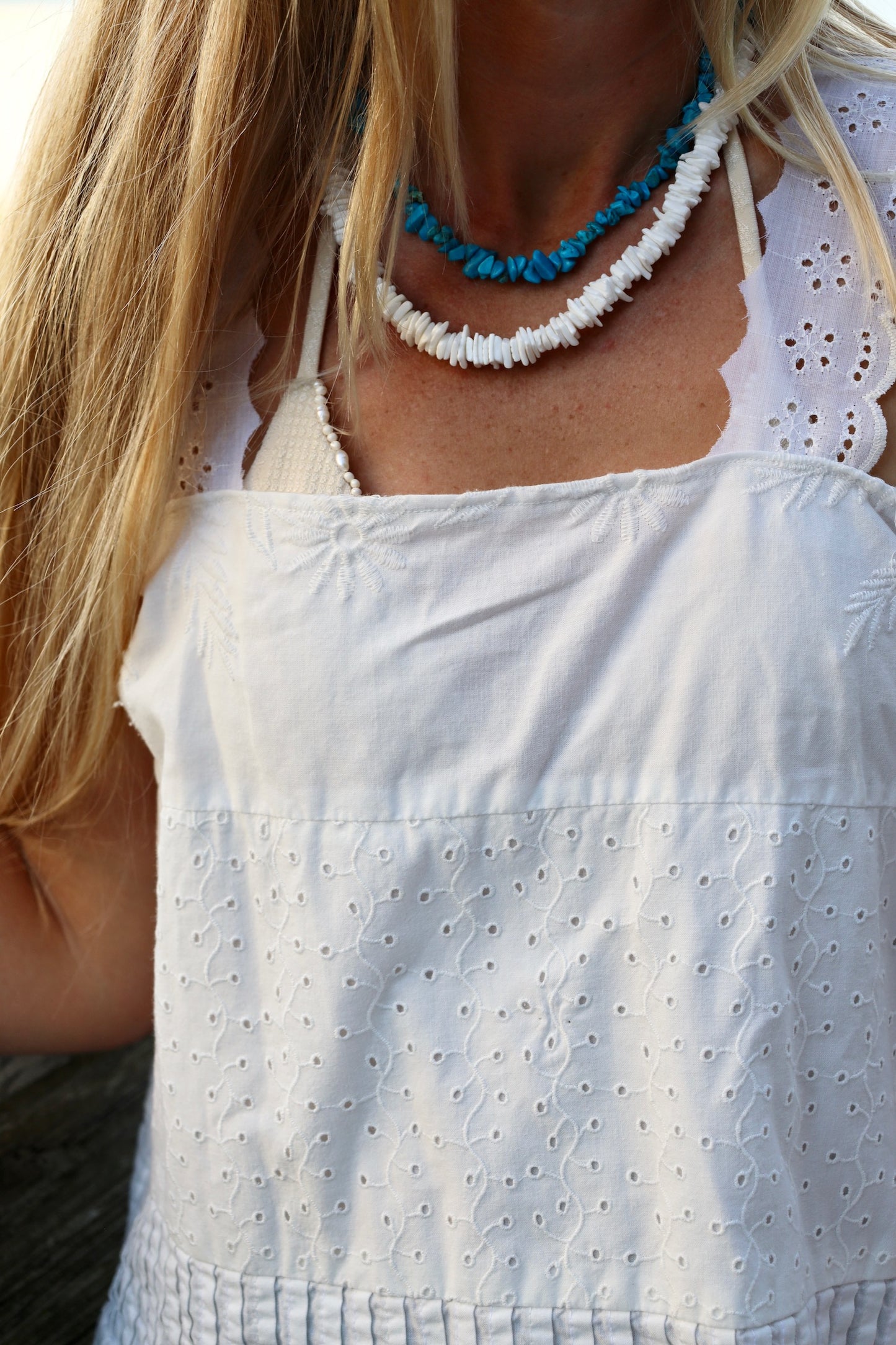 Scallop Eyelet Tank