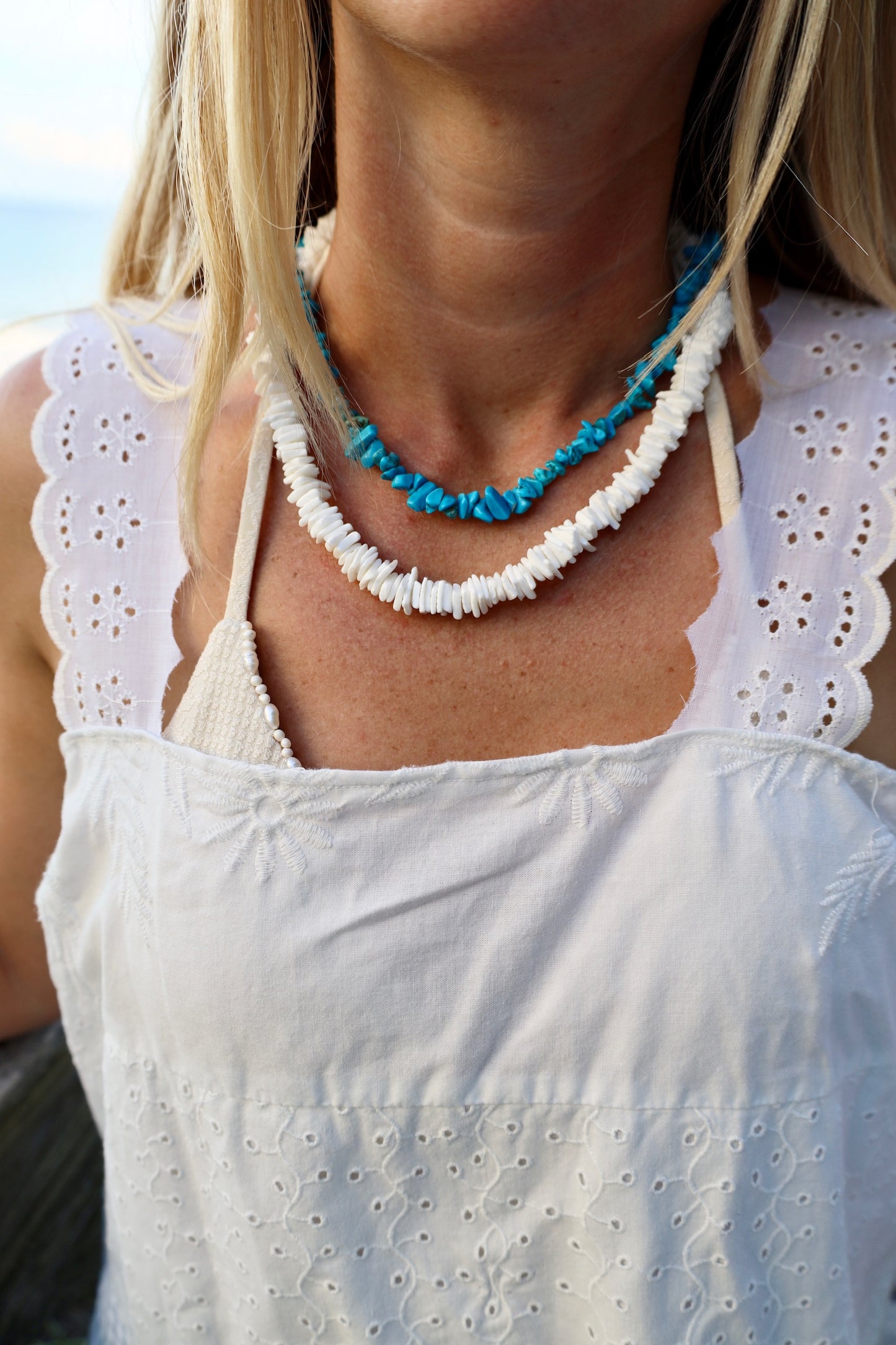 Scallop Eyelet Tank