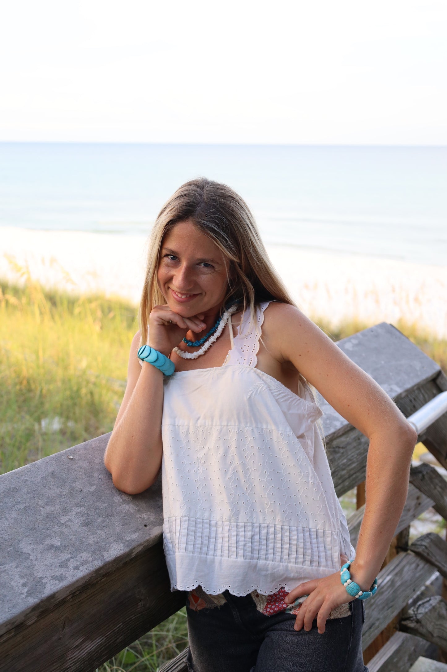 Scallop Eyelet Tank