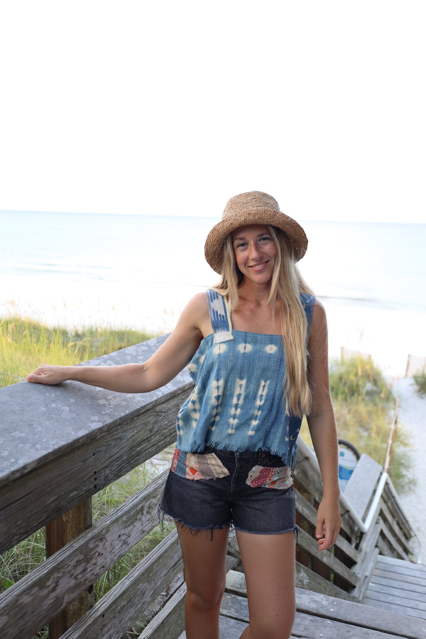Indigo Tank Top
