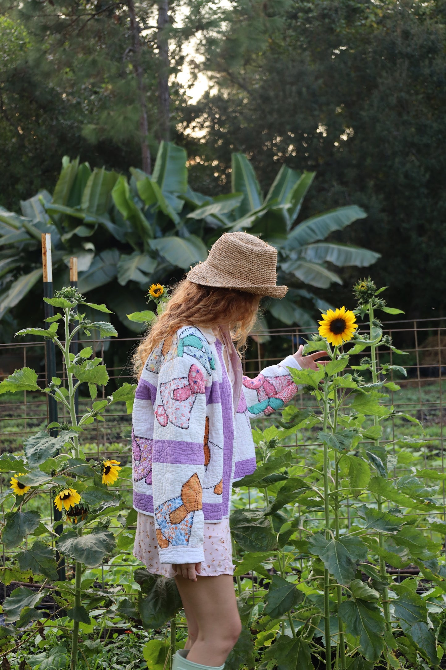 Sunbonnet Sue Short Quilt Coat