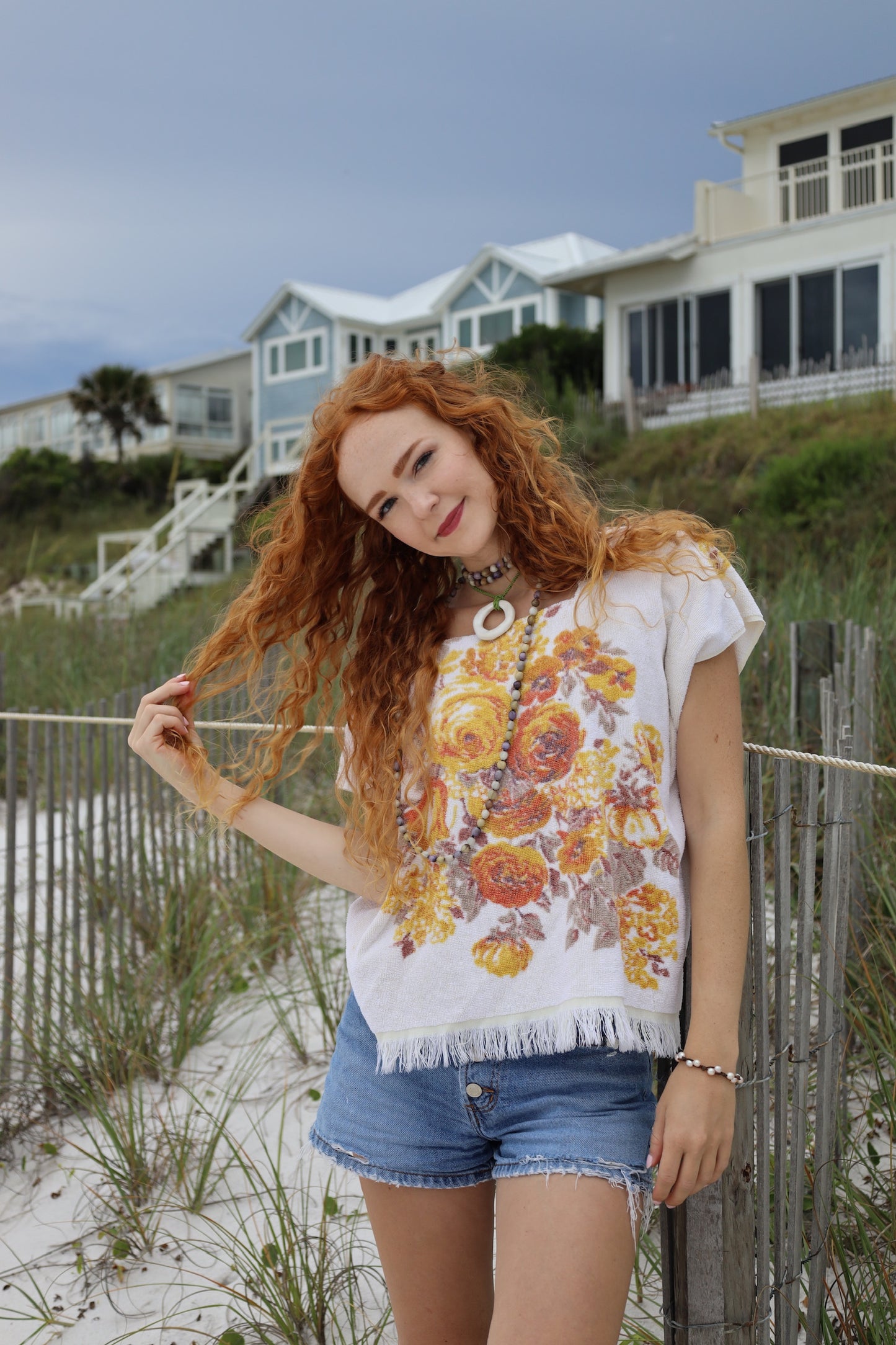 Floral Towel Top