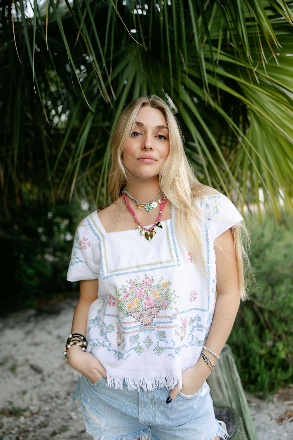 Bandana Charm Necklace