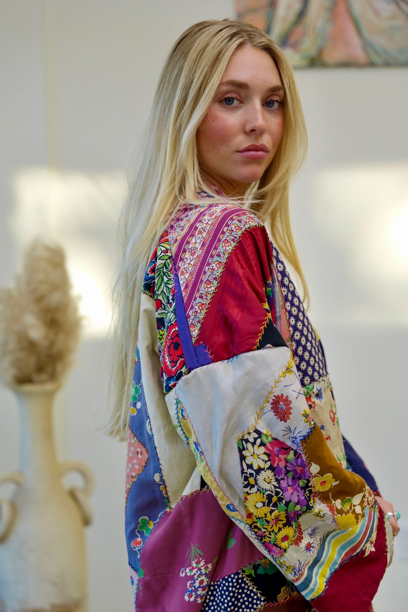 Silk Crazy Long Kimono