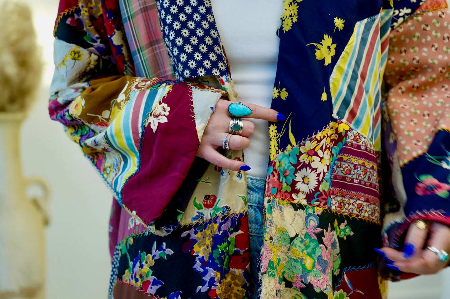 Silk Crazy Long Kimono