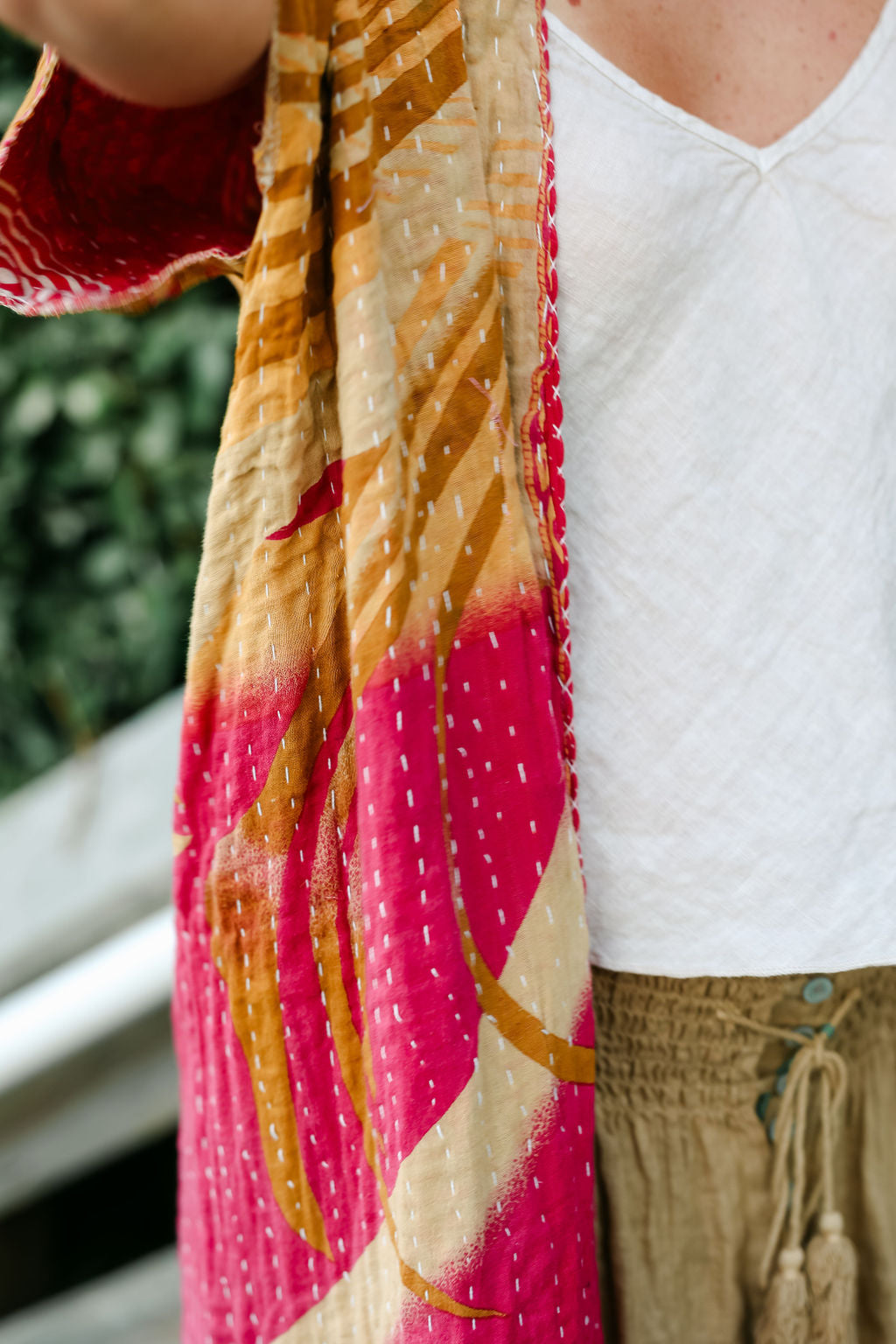 Kantha Long Kimono