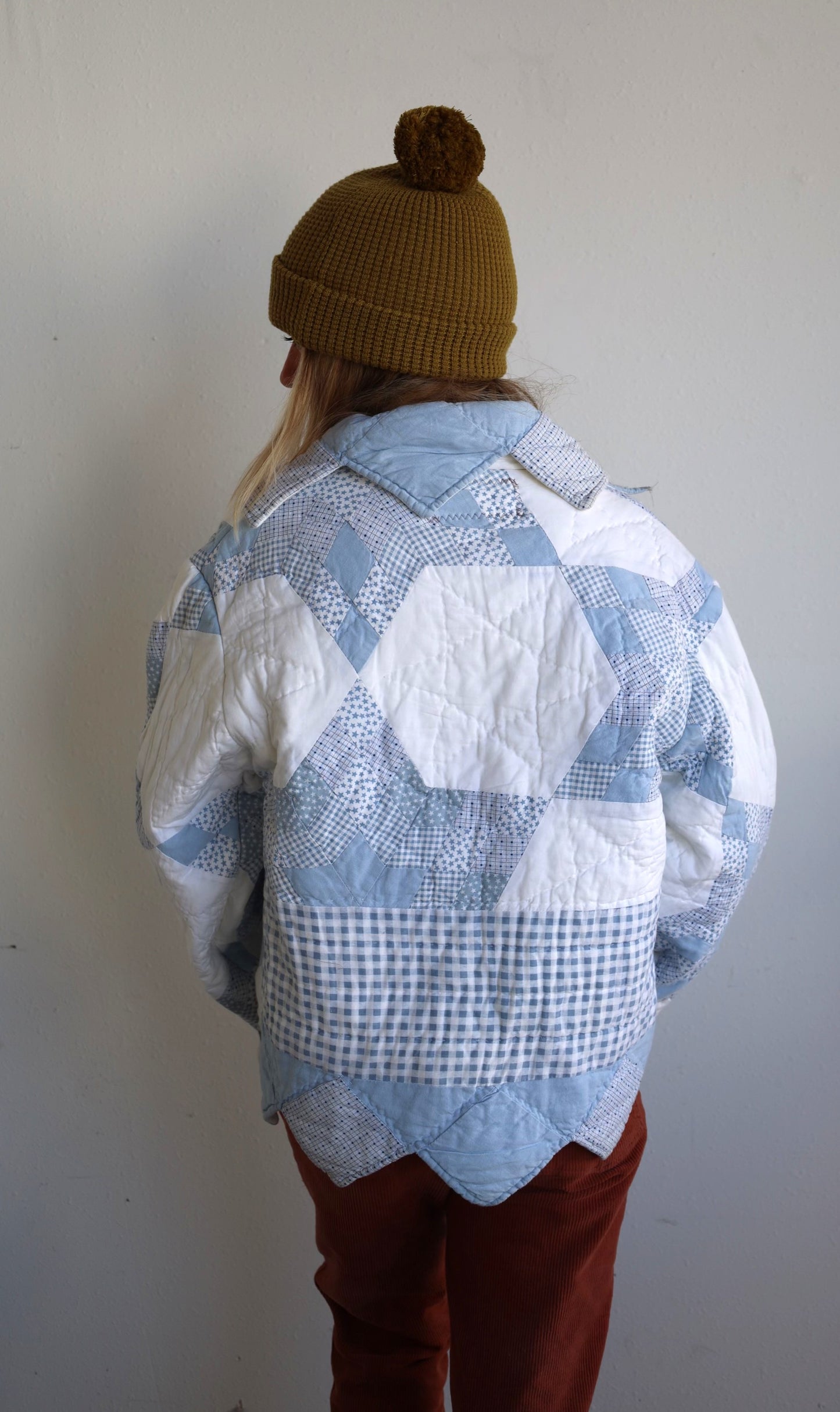 Baby Blue Star Quilt Coat
