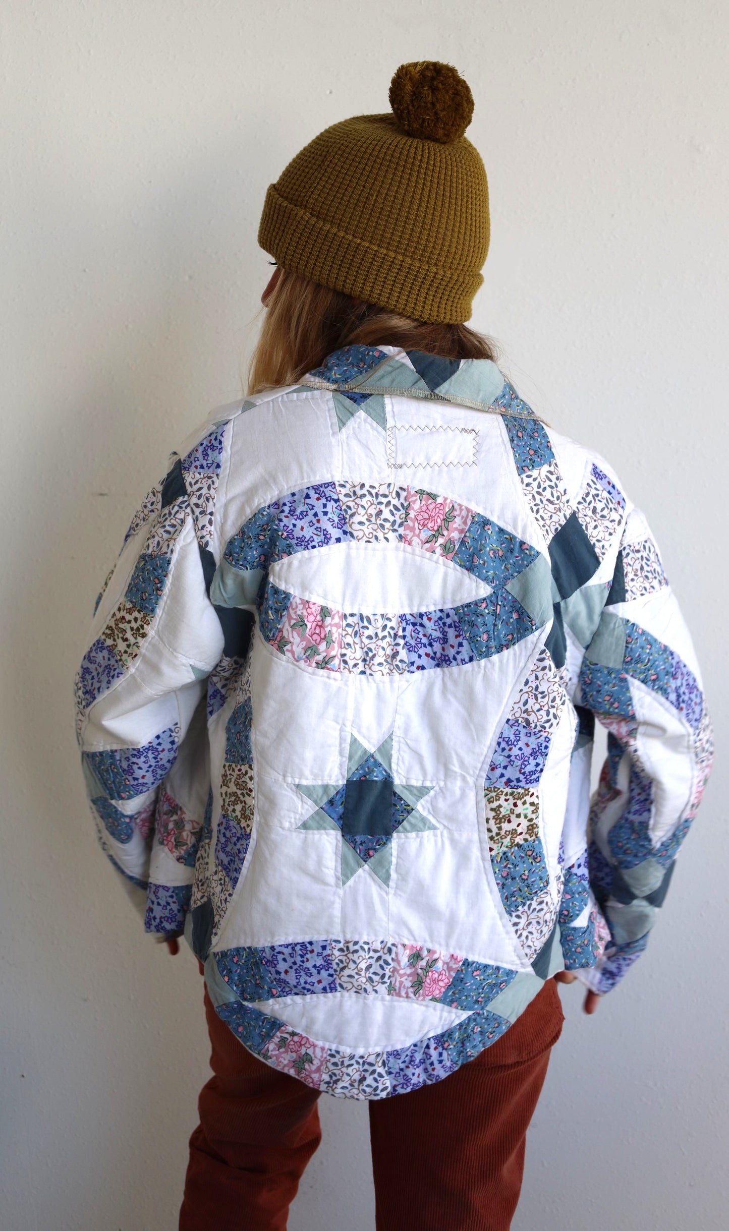 Blue Wedding Ring Quilt Coat