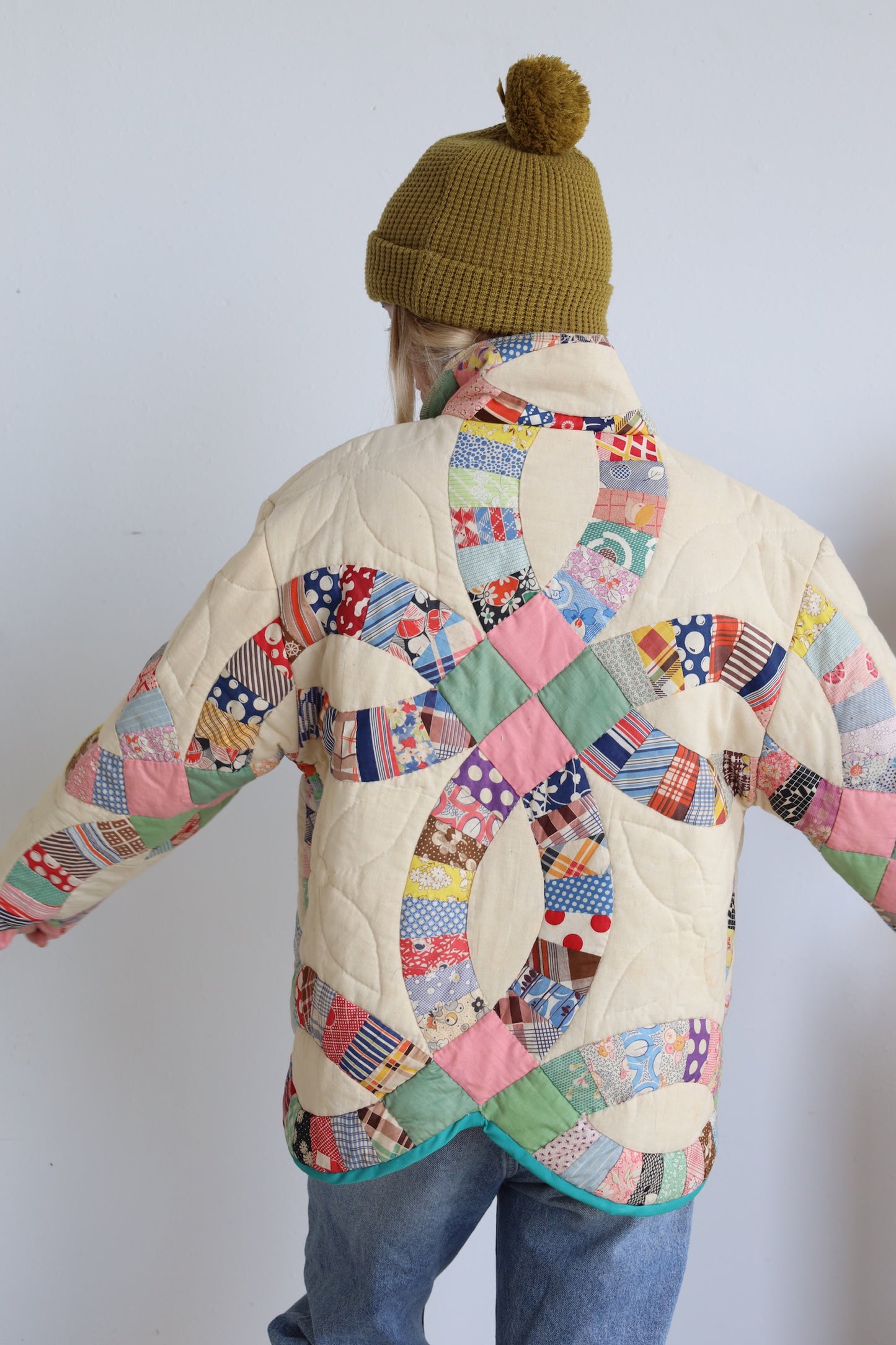 Wedding Ring Quilt Short Coat