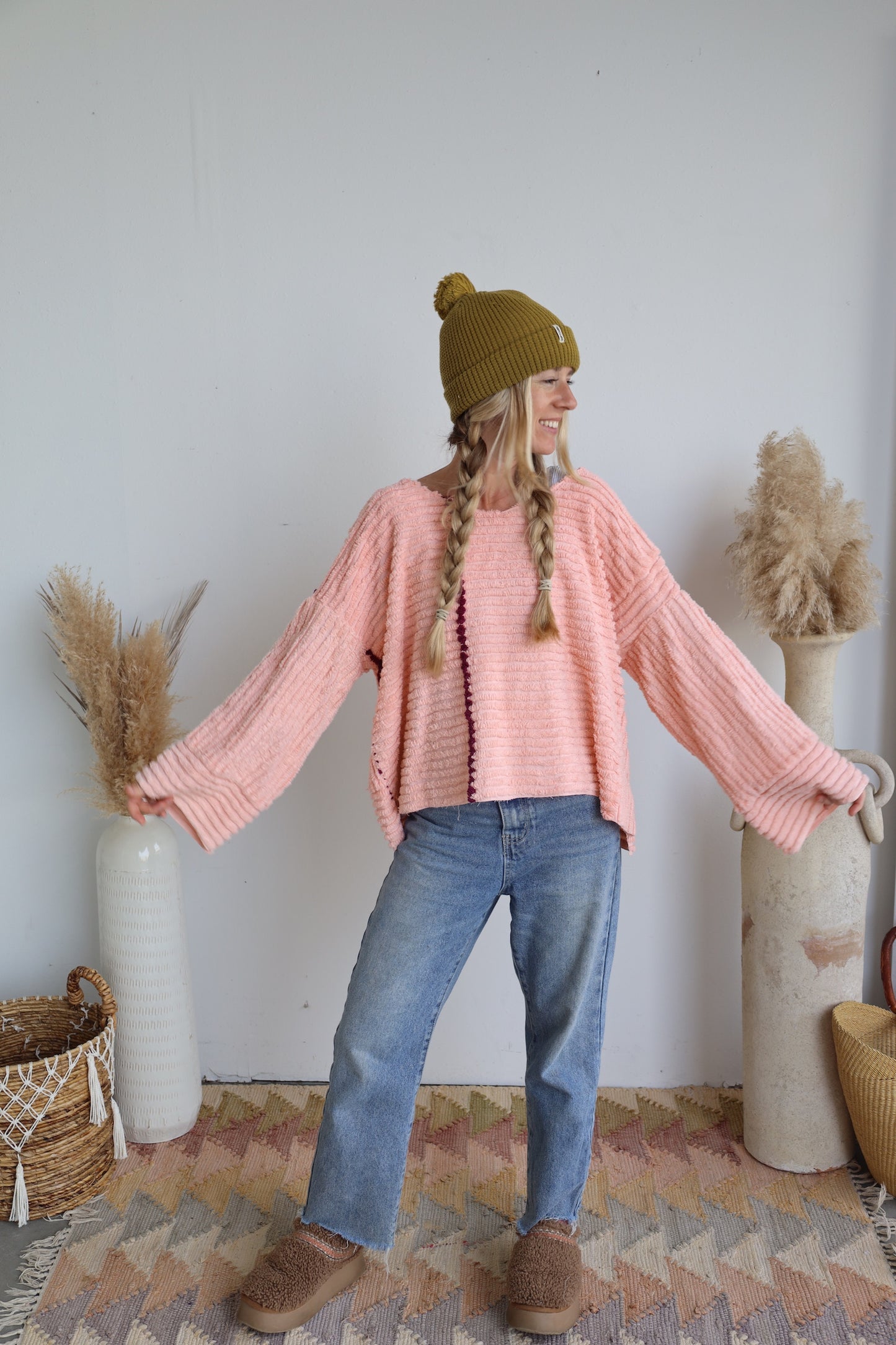 Pink Chenille Top