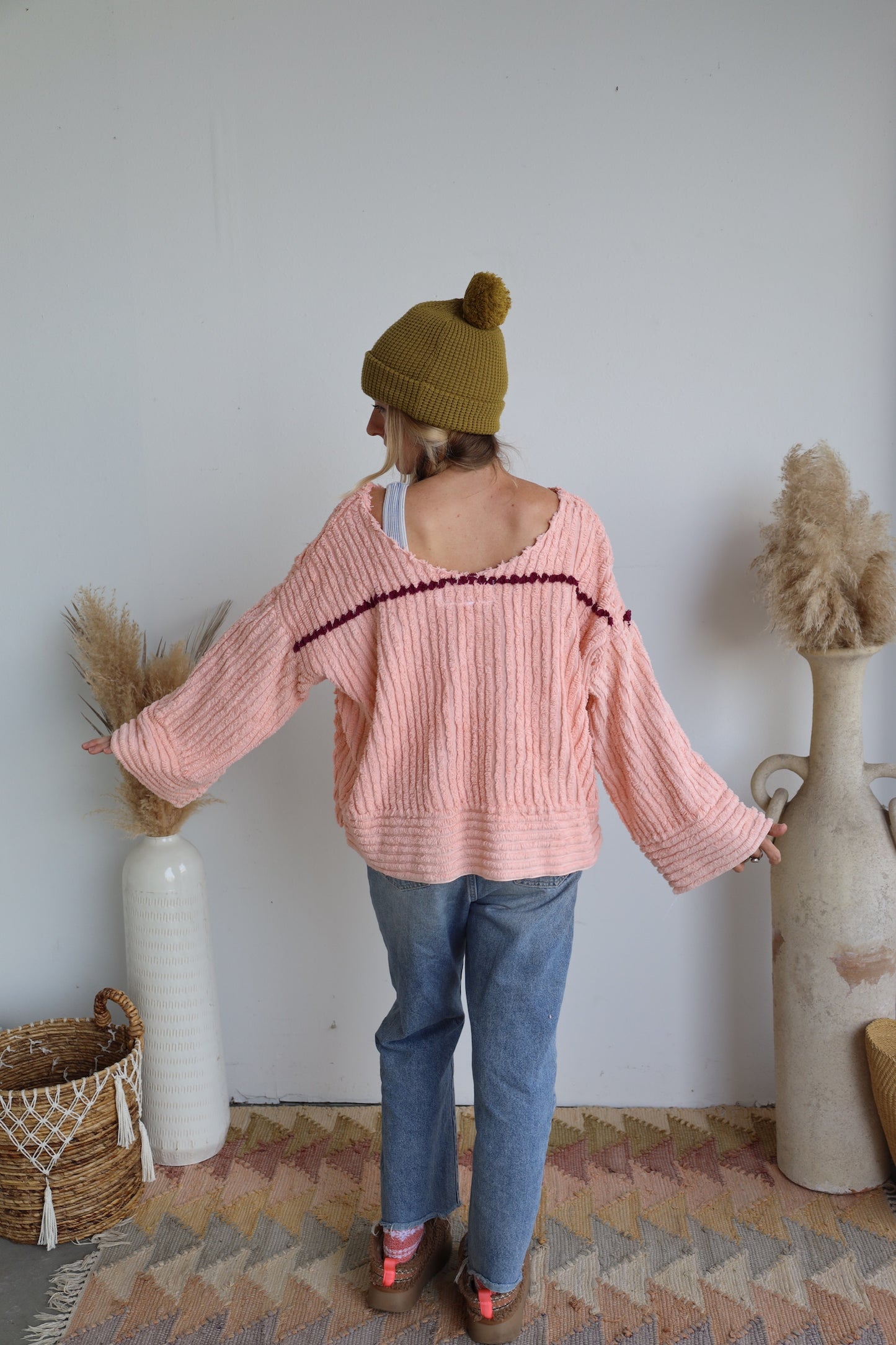 Pink Chenille Top