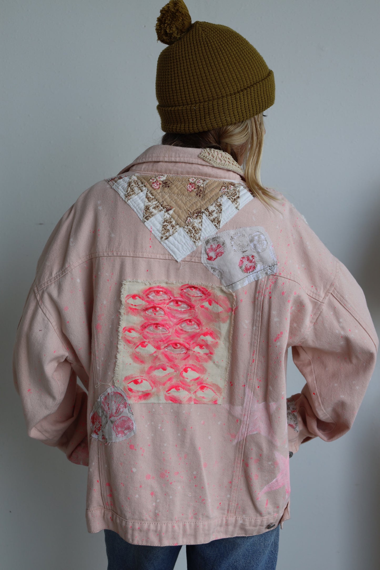 Pink Denim Jacket