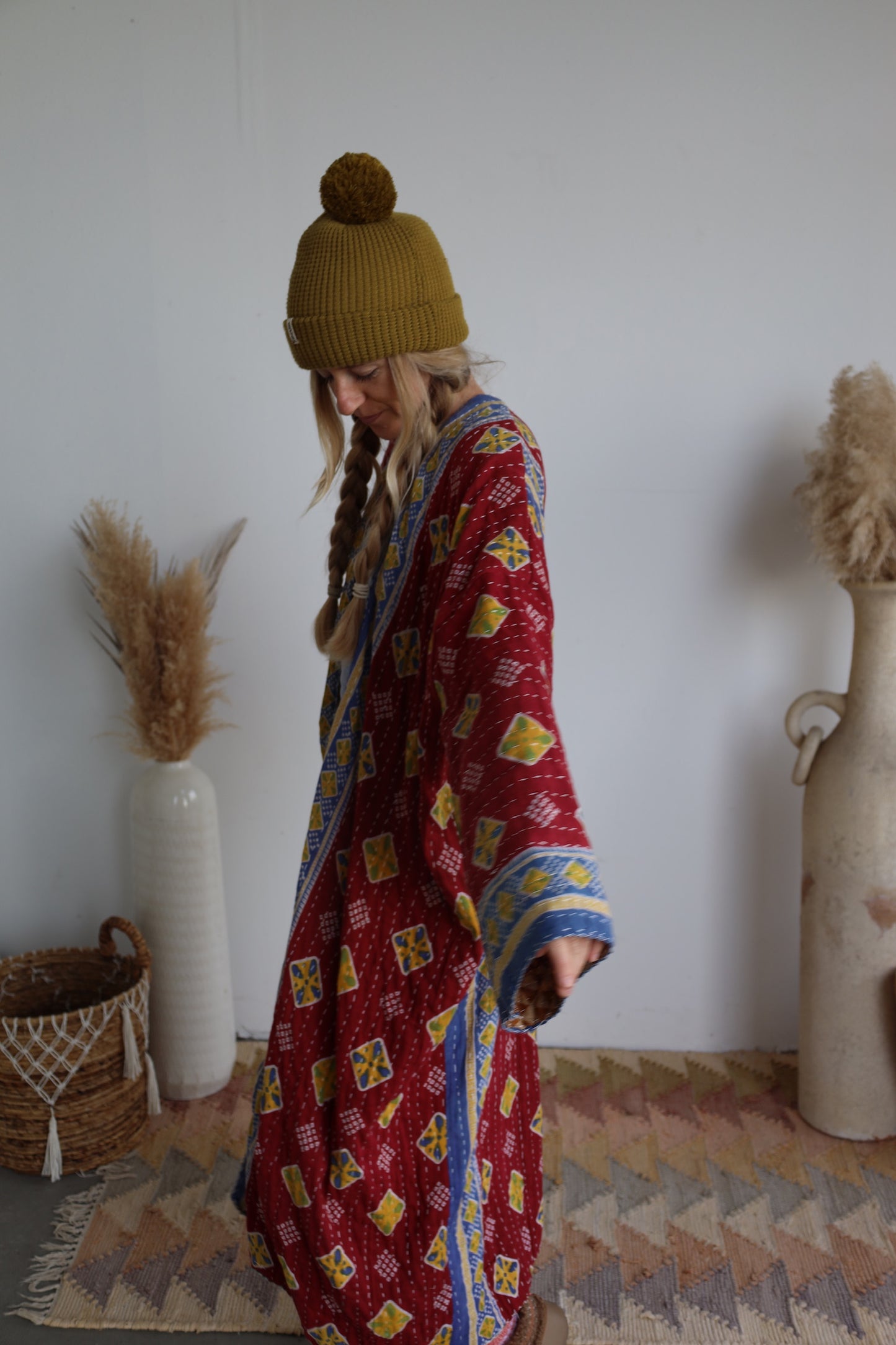 Kantha Long Kimono