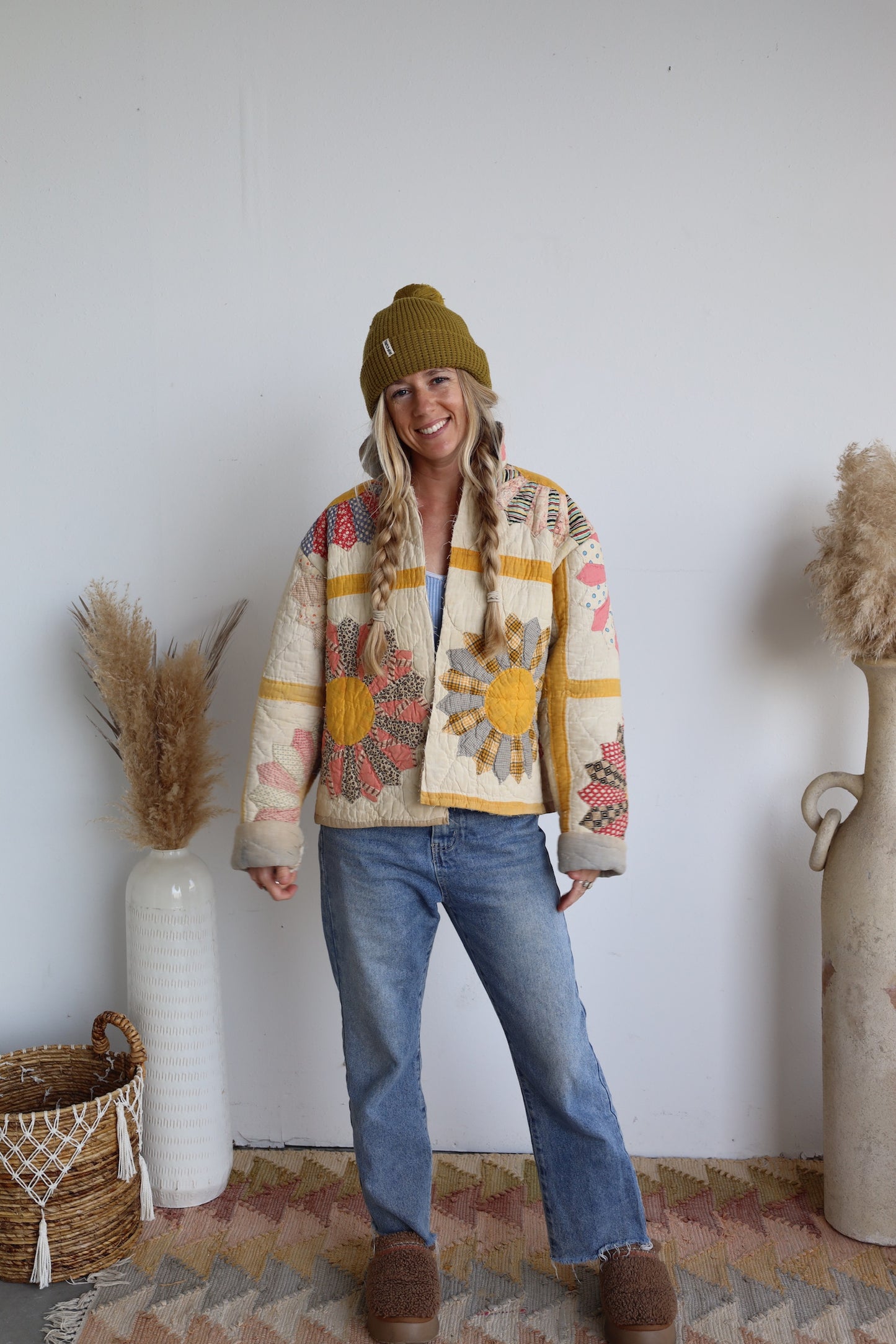 Sunflower Quilt Coat
