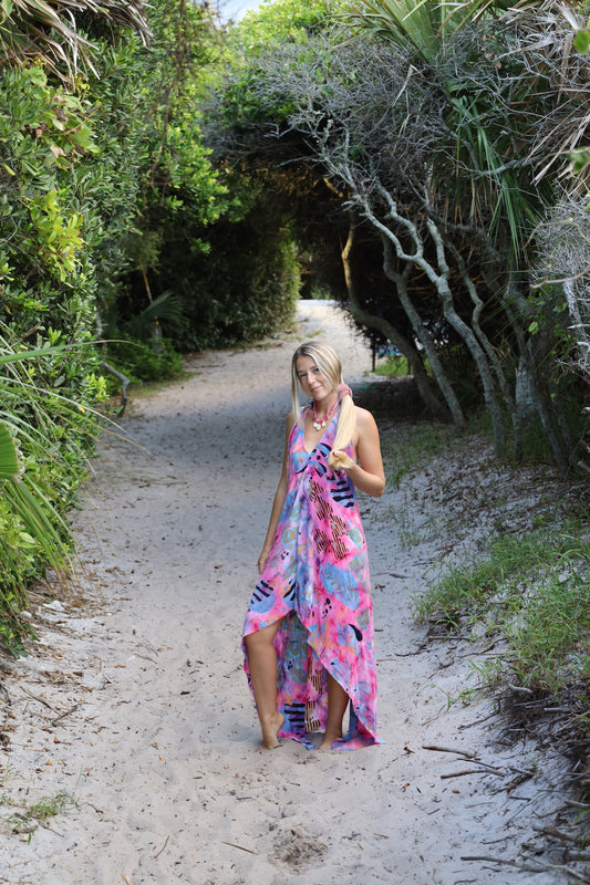 Pink Halter Dress