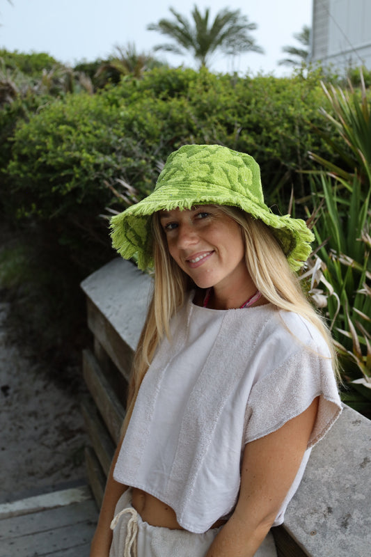 Green Towel Bucket Hat