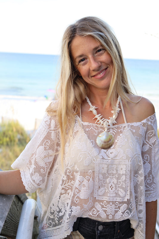 Vintage Lace Boho Top