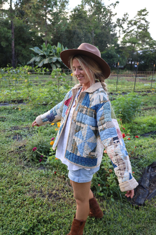 Blues Quilt Coat