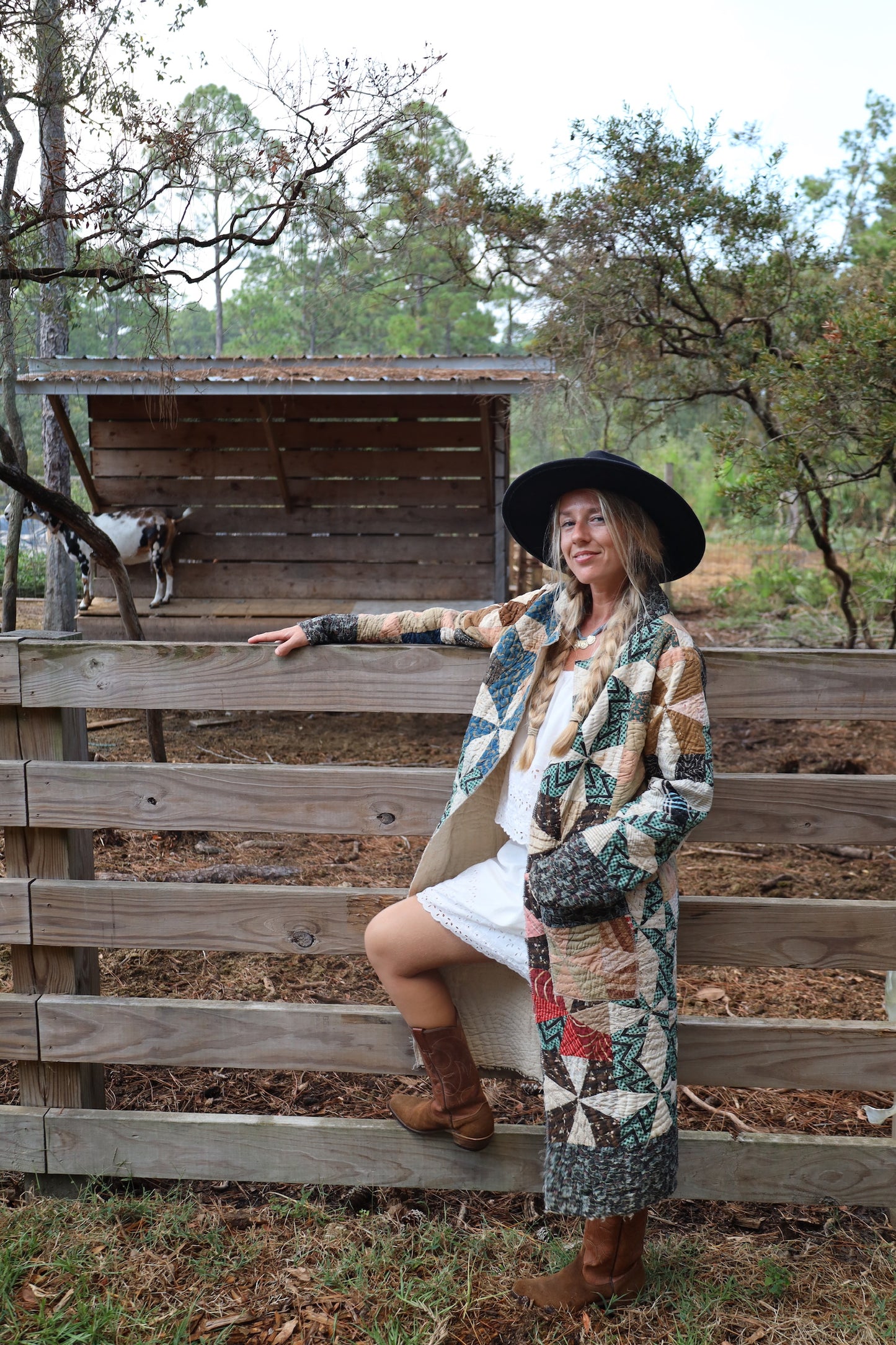 Autumn Long Quilt Coat