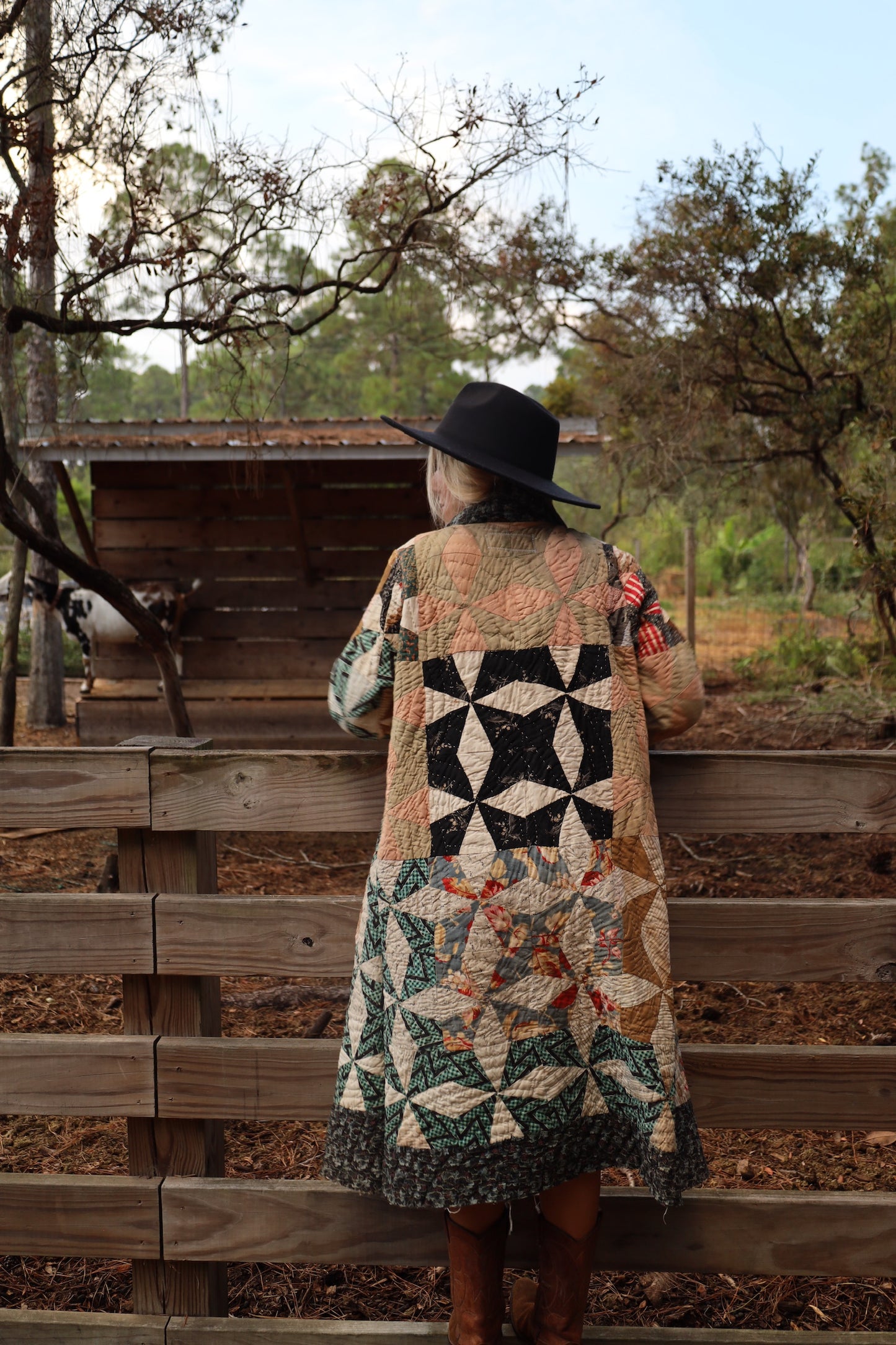 Autumn Long Quilt Coat