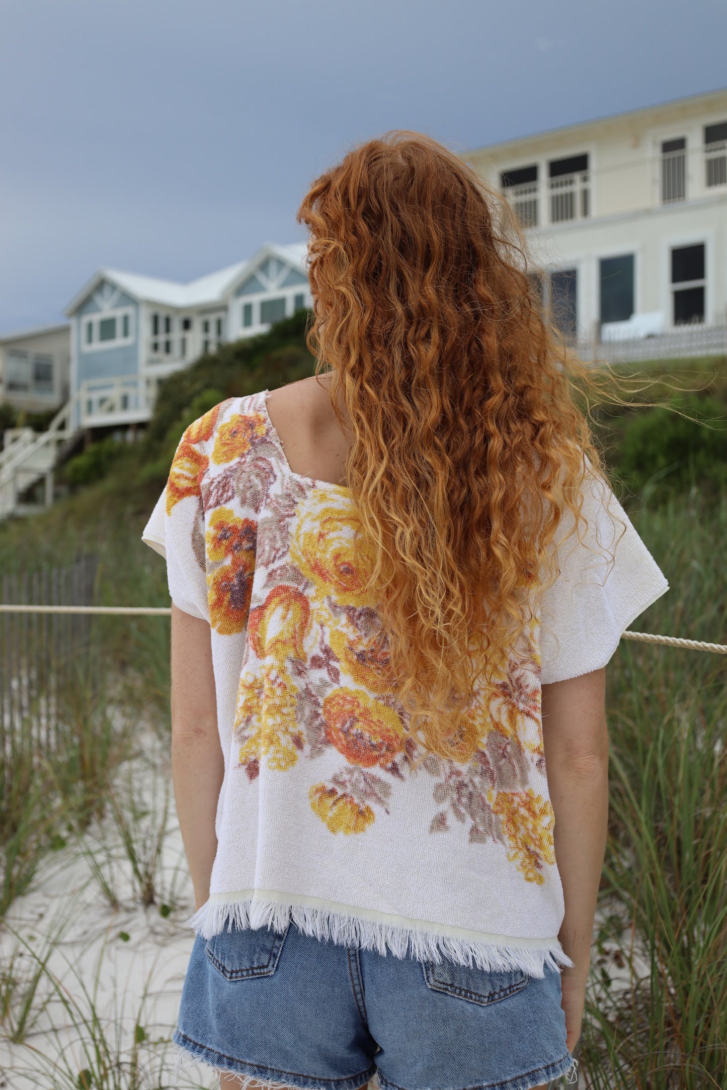 Floral Towel Top