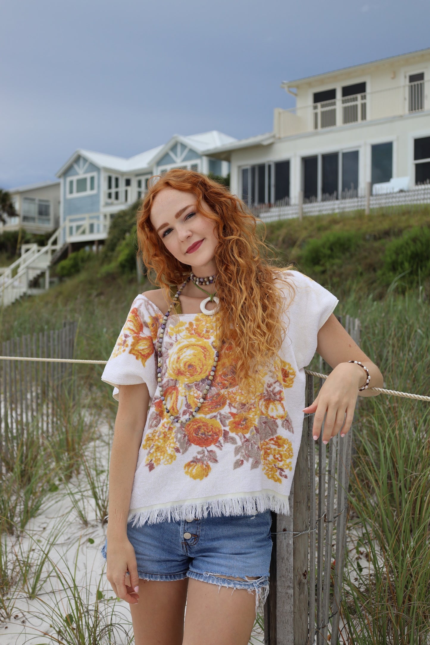 Floral Towel Top