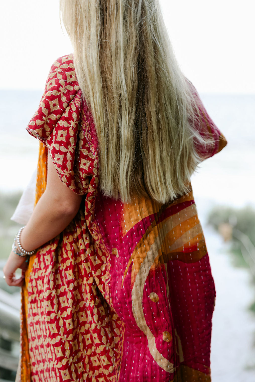 Kantha Long Kimono