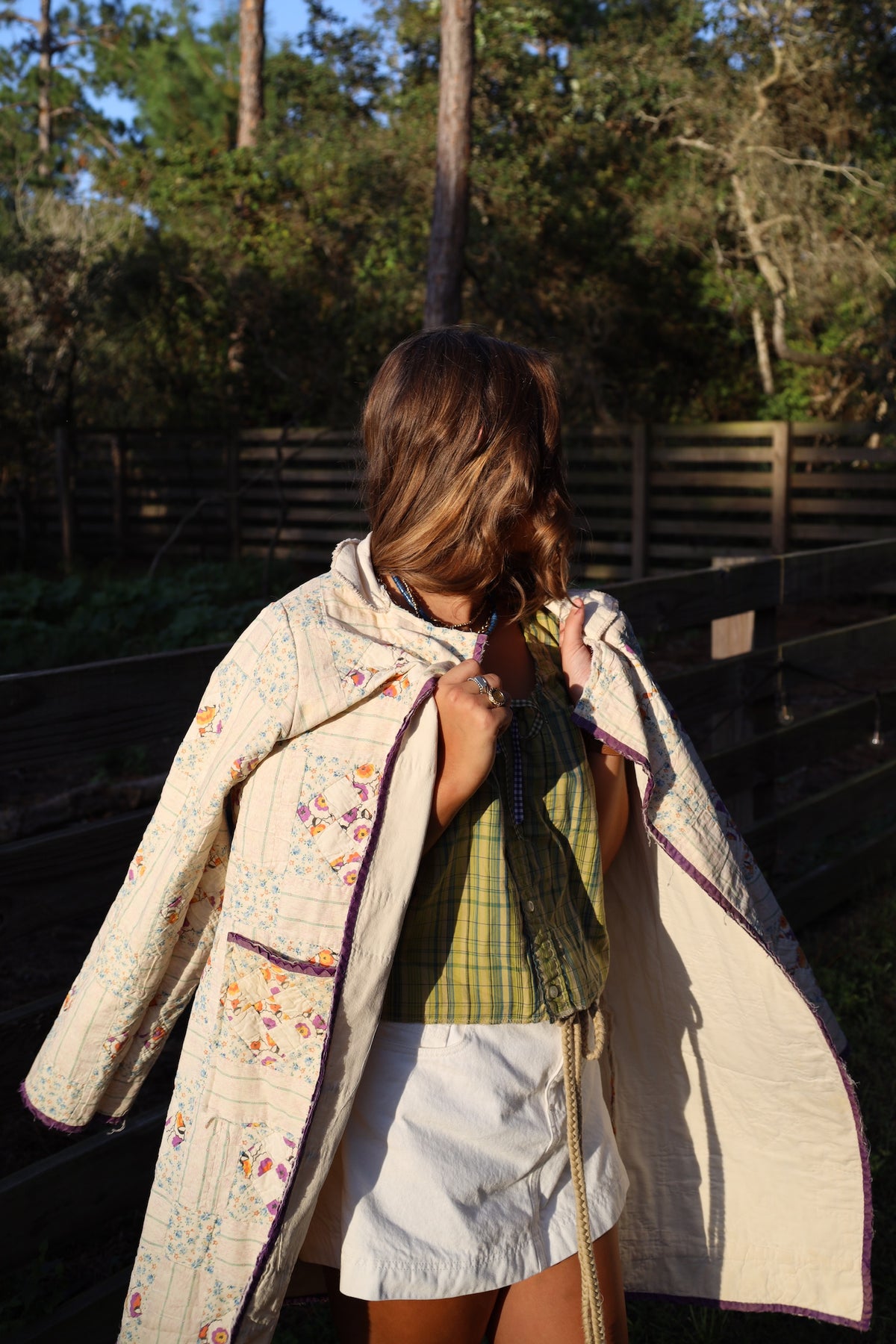 Long Duster Quilt Coat