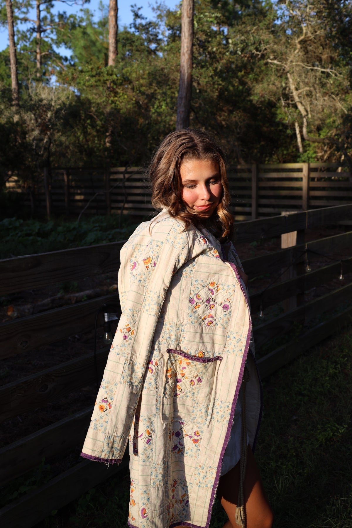 Long Duster Quilt Coat
