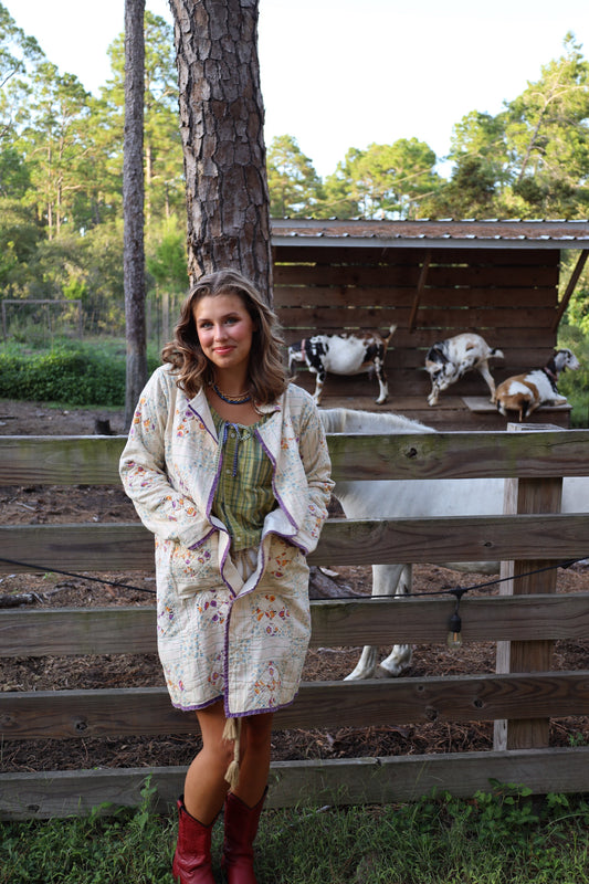 Long Duster Quilt Coat