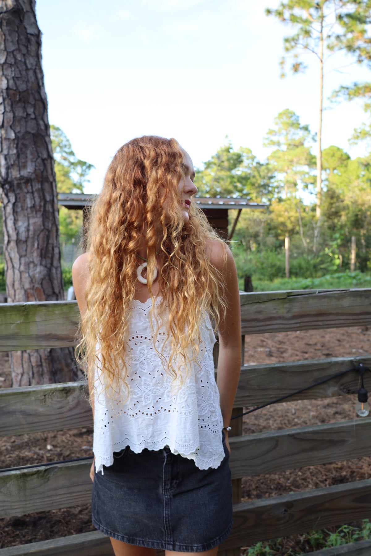 Lace Halter Tank