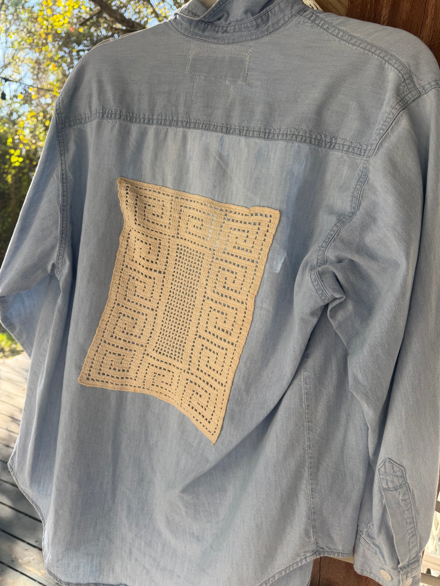 Denim Button Down Shirt